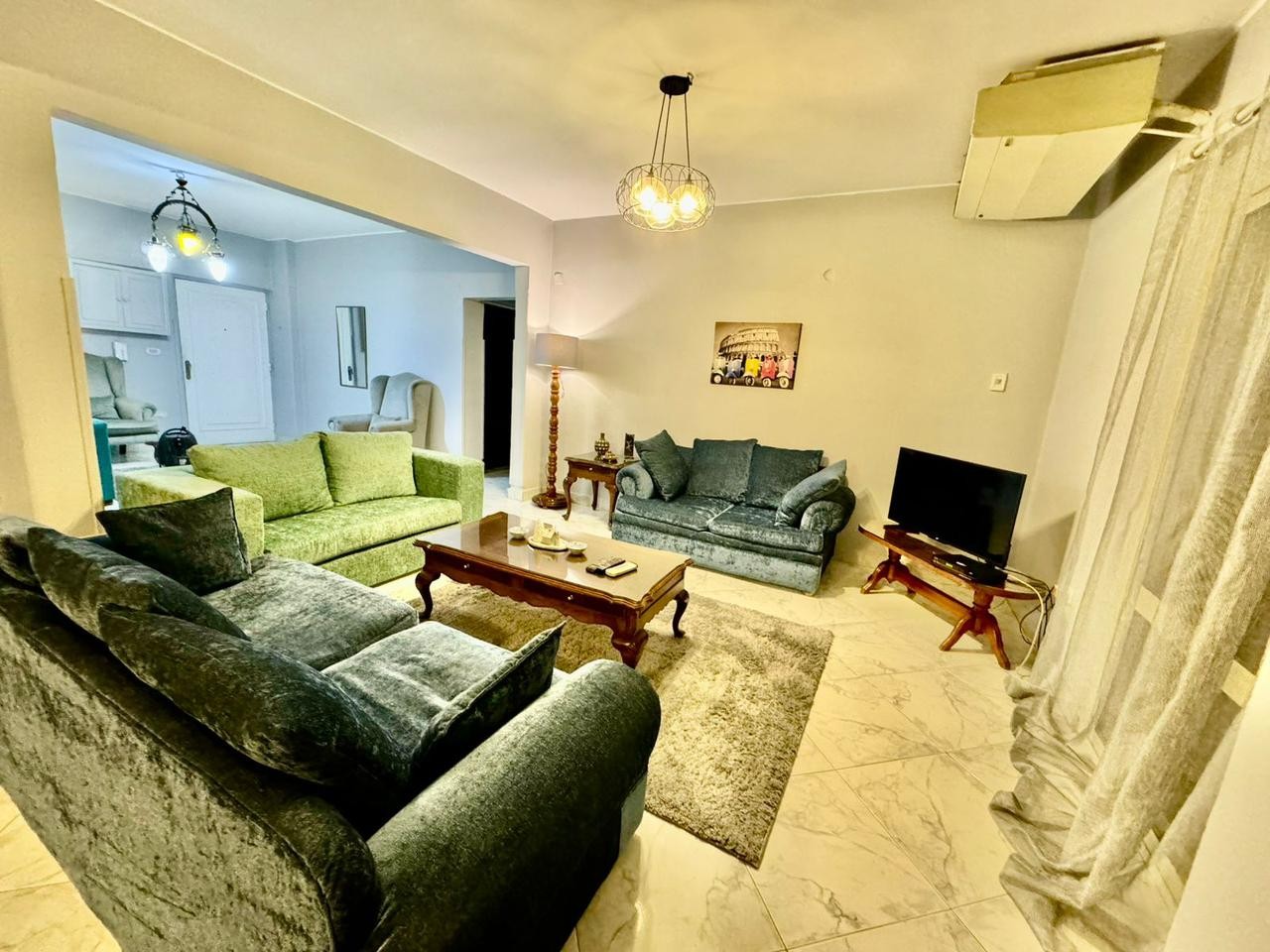 Fully Furnished 2-Bedroom Apartment With Sunny Balcony In Maadi Sarayat - 4939 Featured Image