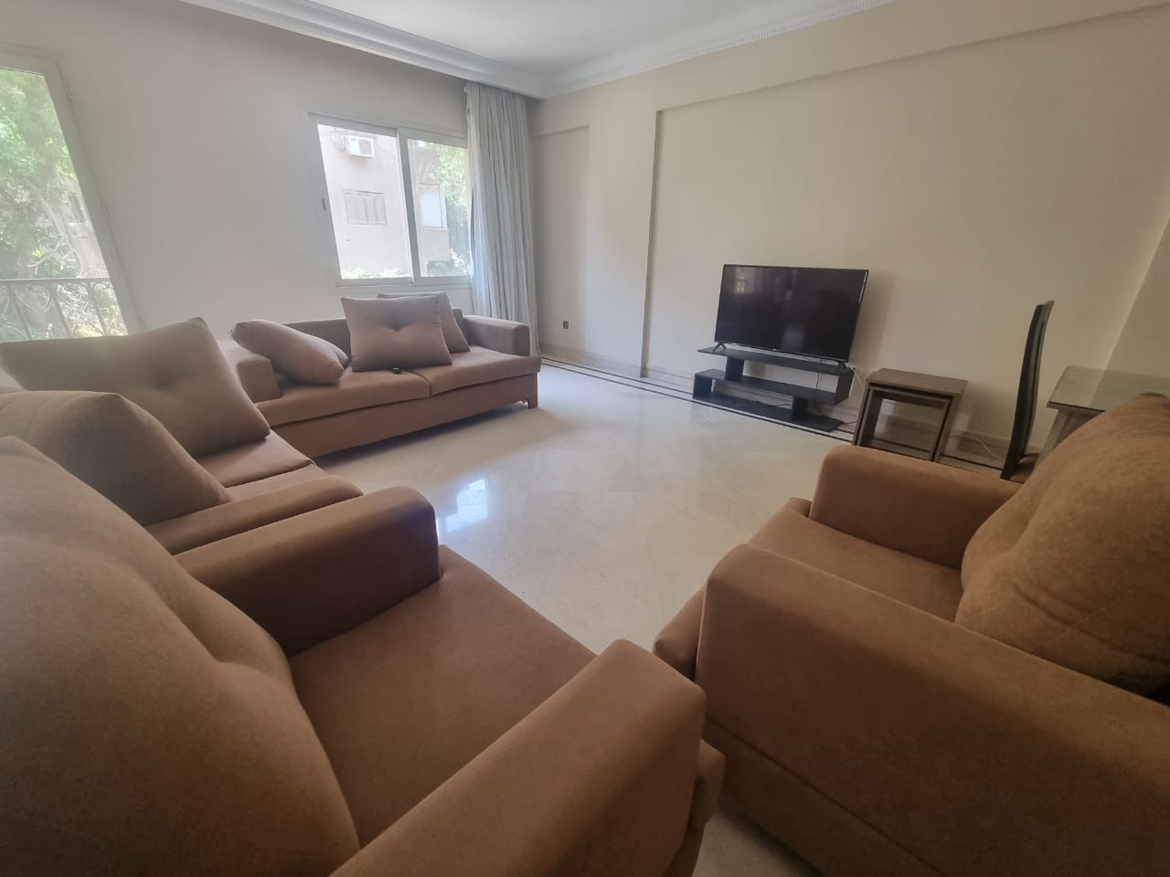 Fully Furnished Apartment With Shared Swimming Pool For Rent In Sarayat El Maadi Cairo Egypt - 5093 Featured Image