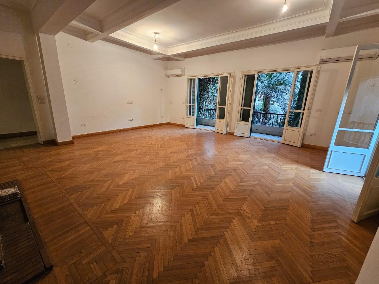 High-Ceiling Vintage 2-Bedroom Apartment With Green View In Maadi Sarayat - 4946 Featured Image