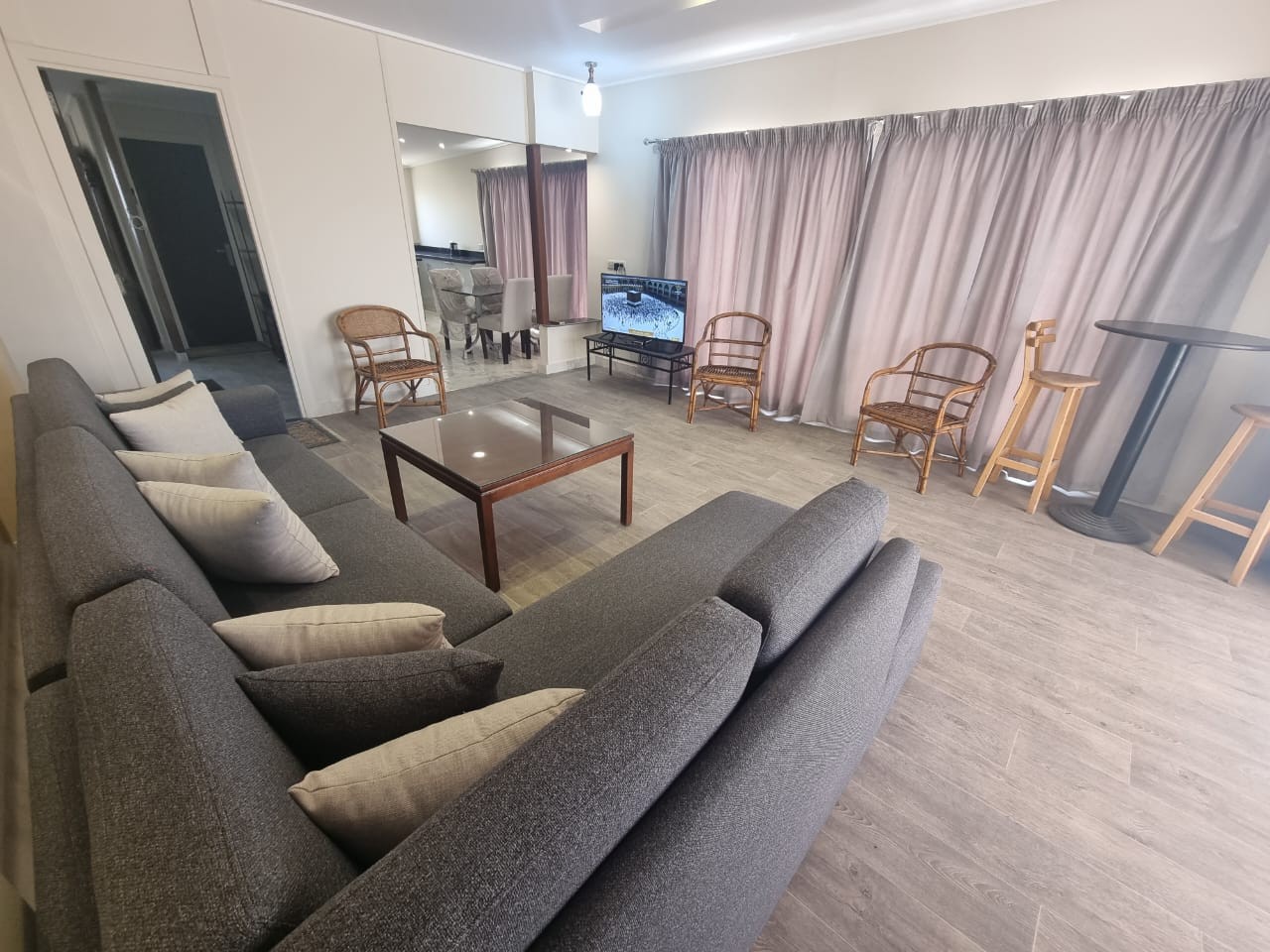 Modern Furnished Studio With Terrace For Rent In Sarayat El Maadi Cairo Egypt - 5037 Featured Image