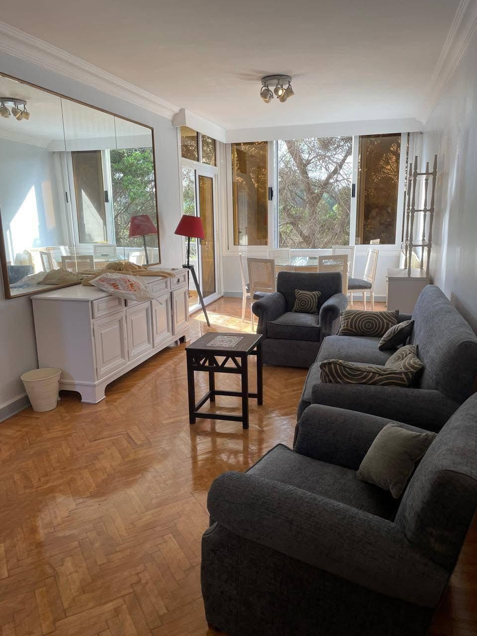 Stylish 1-Bedroom Apartment With Shared Pool & Balcony – Maadi Sarayat - 4979 Featured Image