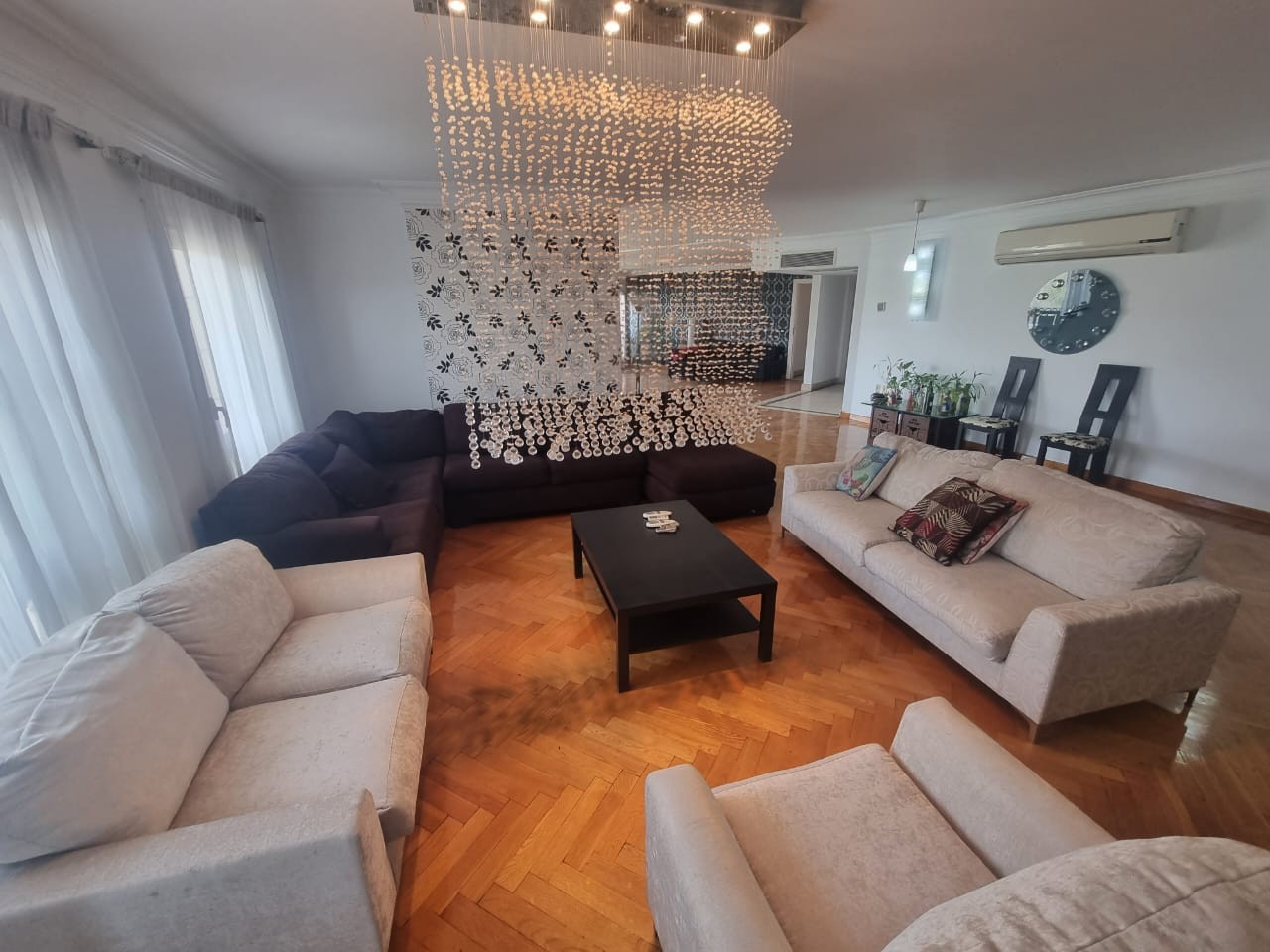 Sunny Ultra Modern Furnished Apartment With Shared Swimming Pool For Rent In Sarayat El Maadi Cairo Egypt - 5071 Featured Image