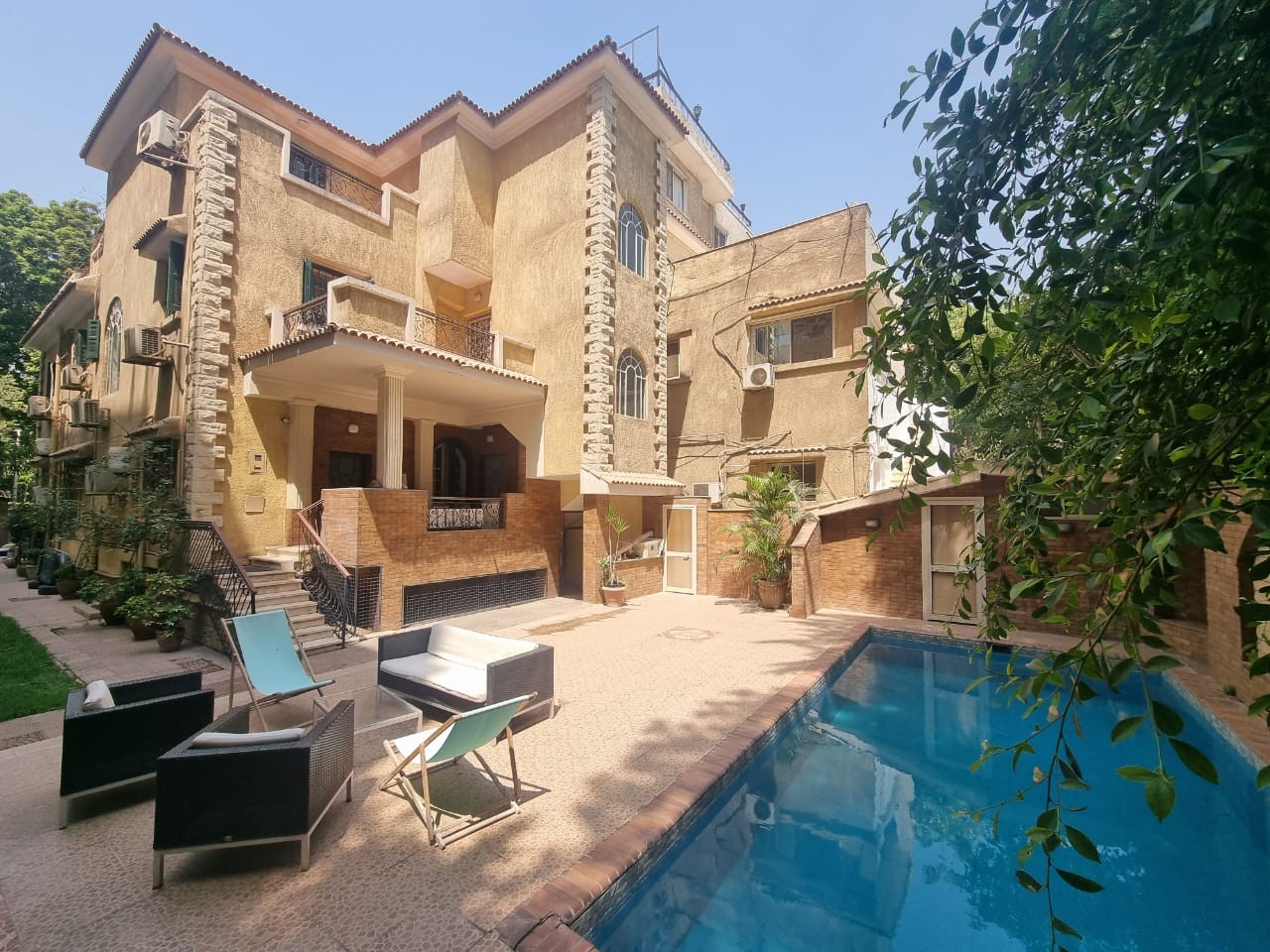 Sunny Villa With Swimming Pool For Rent In Maadi Sarayat Cairo Egypt - 5049 Featured Image