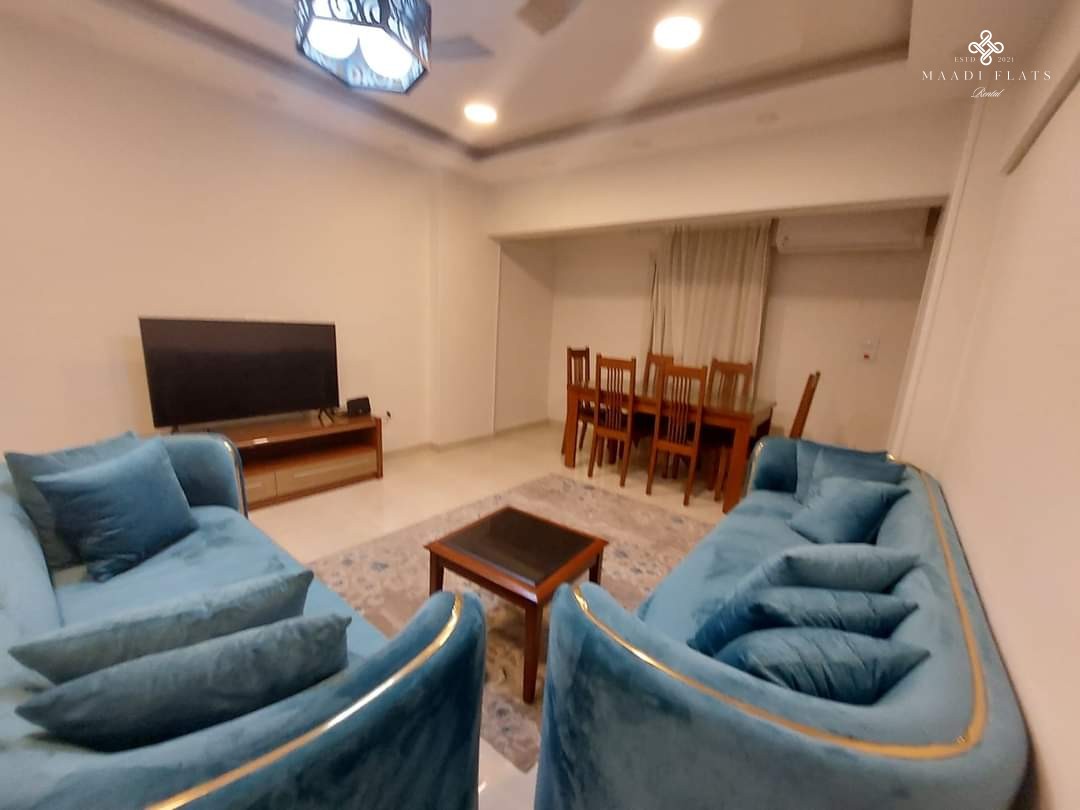 شقة أرضية أرضية جديدة مفروشة بالكامل للإيجار في دجلة المعادي-5076-gallery-1