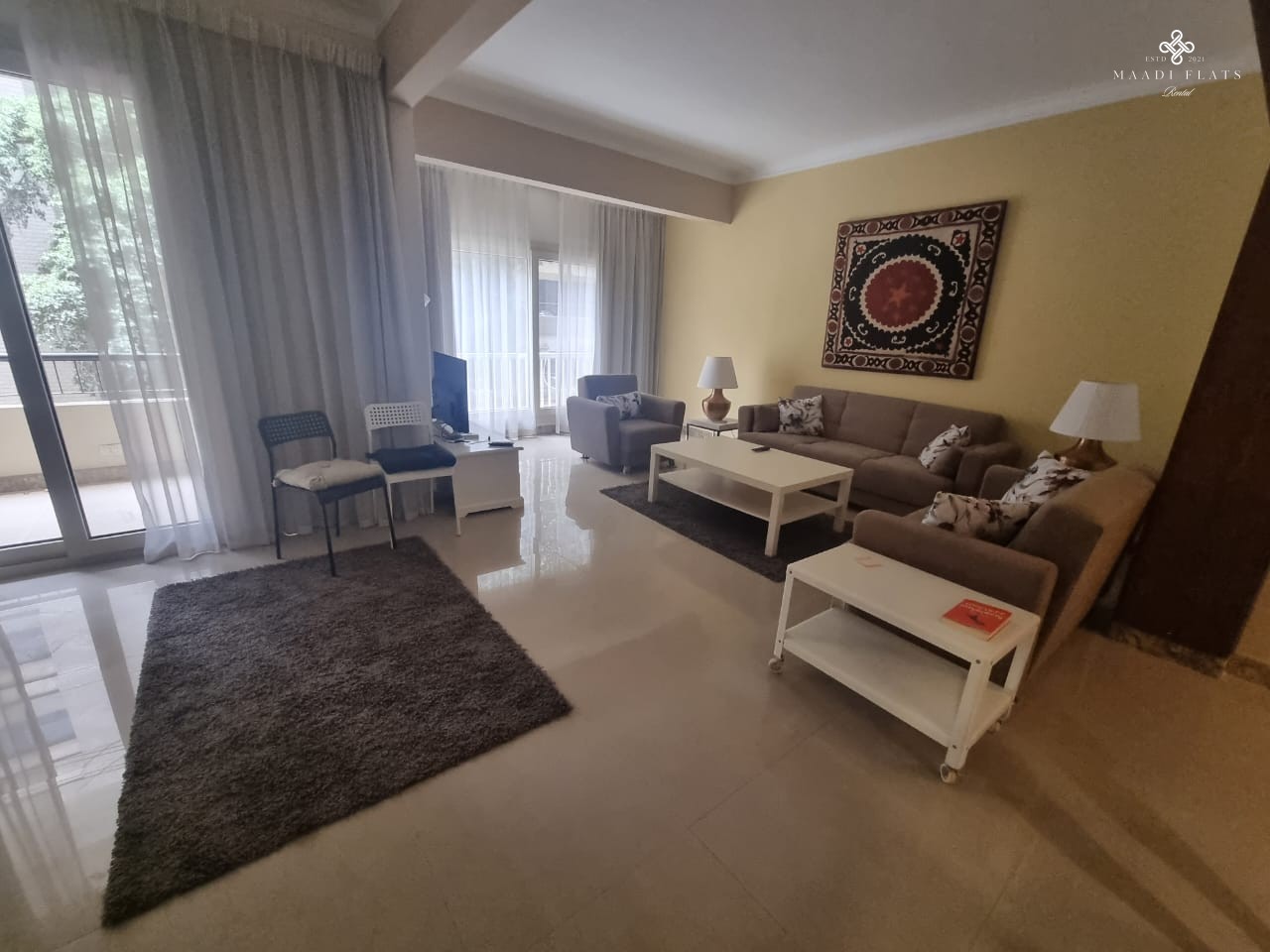 شقة مفروشة بالكامل للإيجار في سرايات المعادي – غرفتين نوم – موقع هادئ – ١٢٠٠ دولار شهريًا-5085-gallery-37