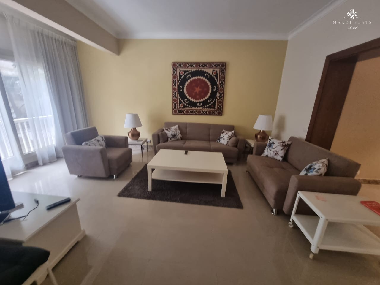 شقة مفروشة بالكامل للإيجار في سرايات المعادي – غرفتين نوم – موقع هادئ – ١٢٠٠ دولار شهريًا-5085-gallery-41