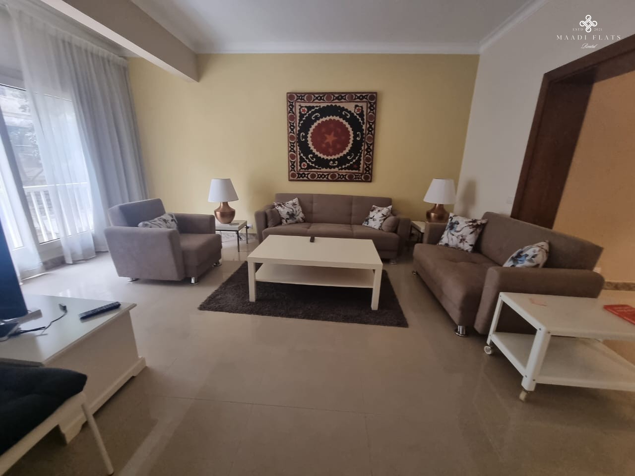 شقة مفروشة بالكامل للإيجار في سرايات المعادي – غرفتين نوم – موقع هادئ – ١٢٠٠ دولار شهريًا-5085-gallery-42