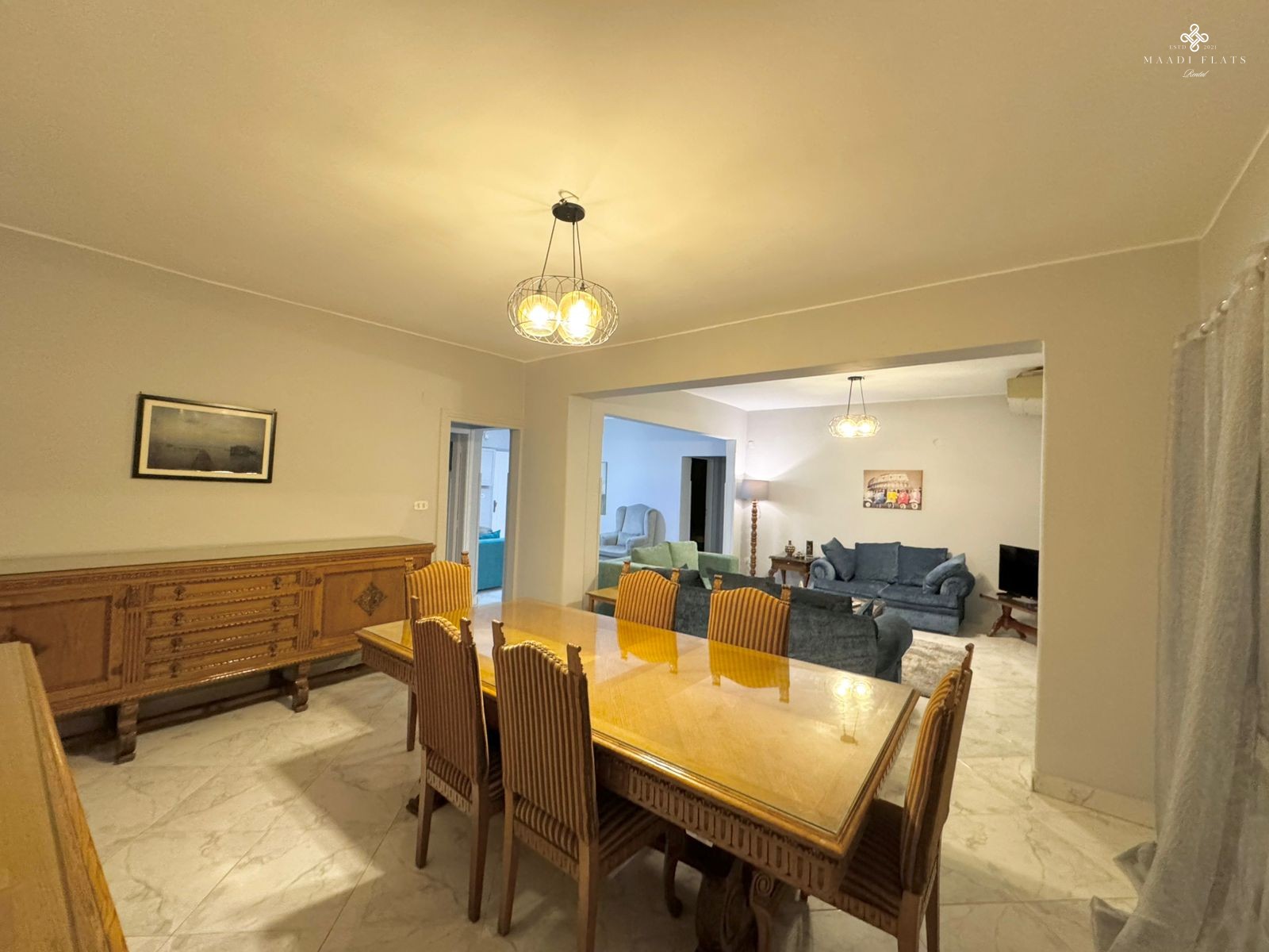 Fully Furnished 2-Bedroom Apartment With Sunny Balcony In Maadi Sarayat-4939-gallery-2