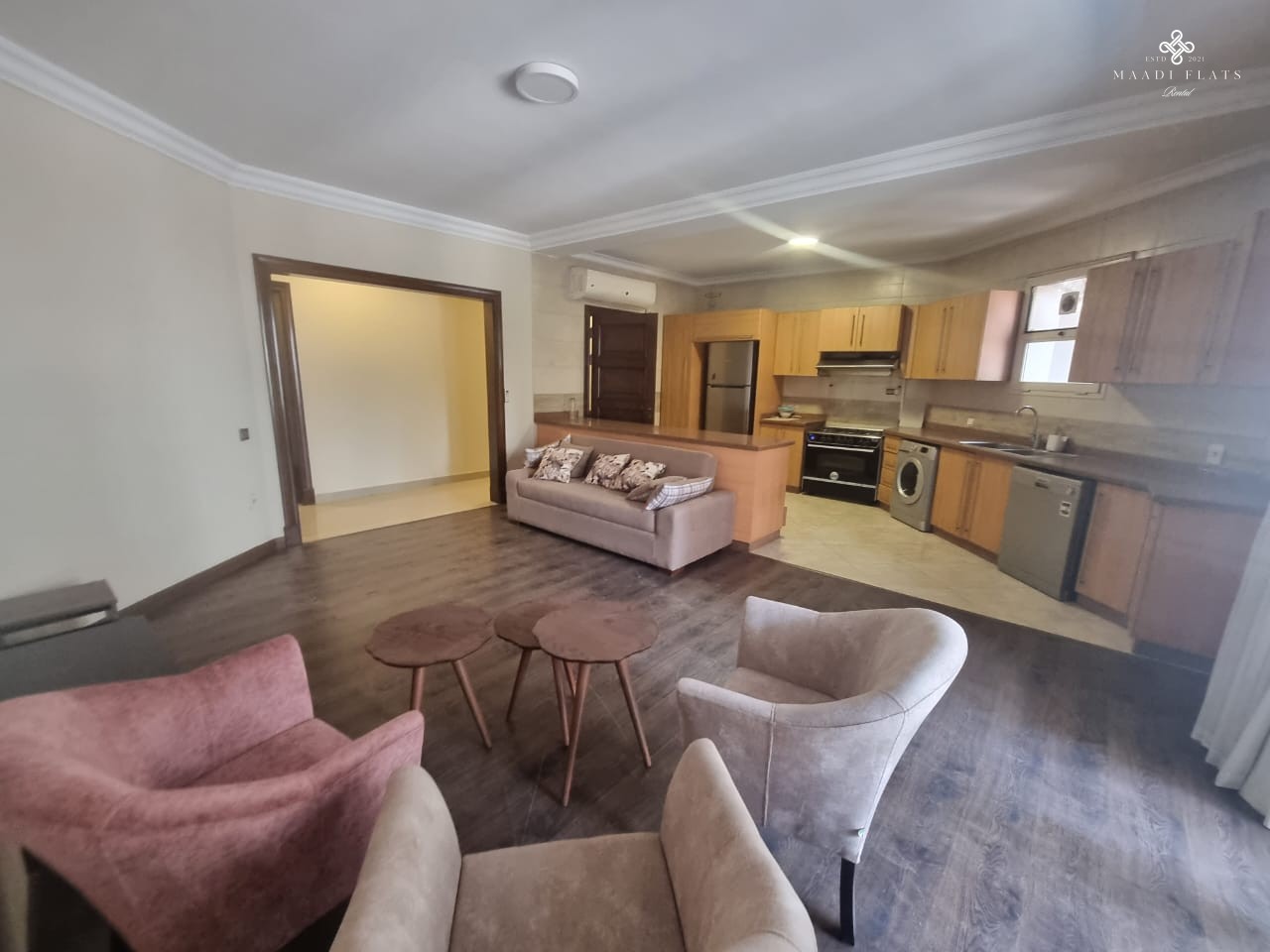 شقة مفروشة بالكامل بحمام سباحة مشترك للإيجار في سرايات المعادي القاهرة مصر-5093-gallery-16