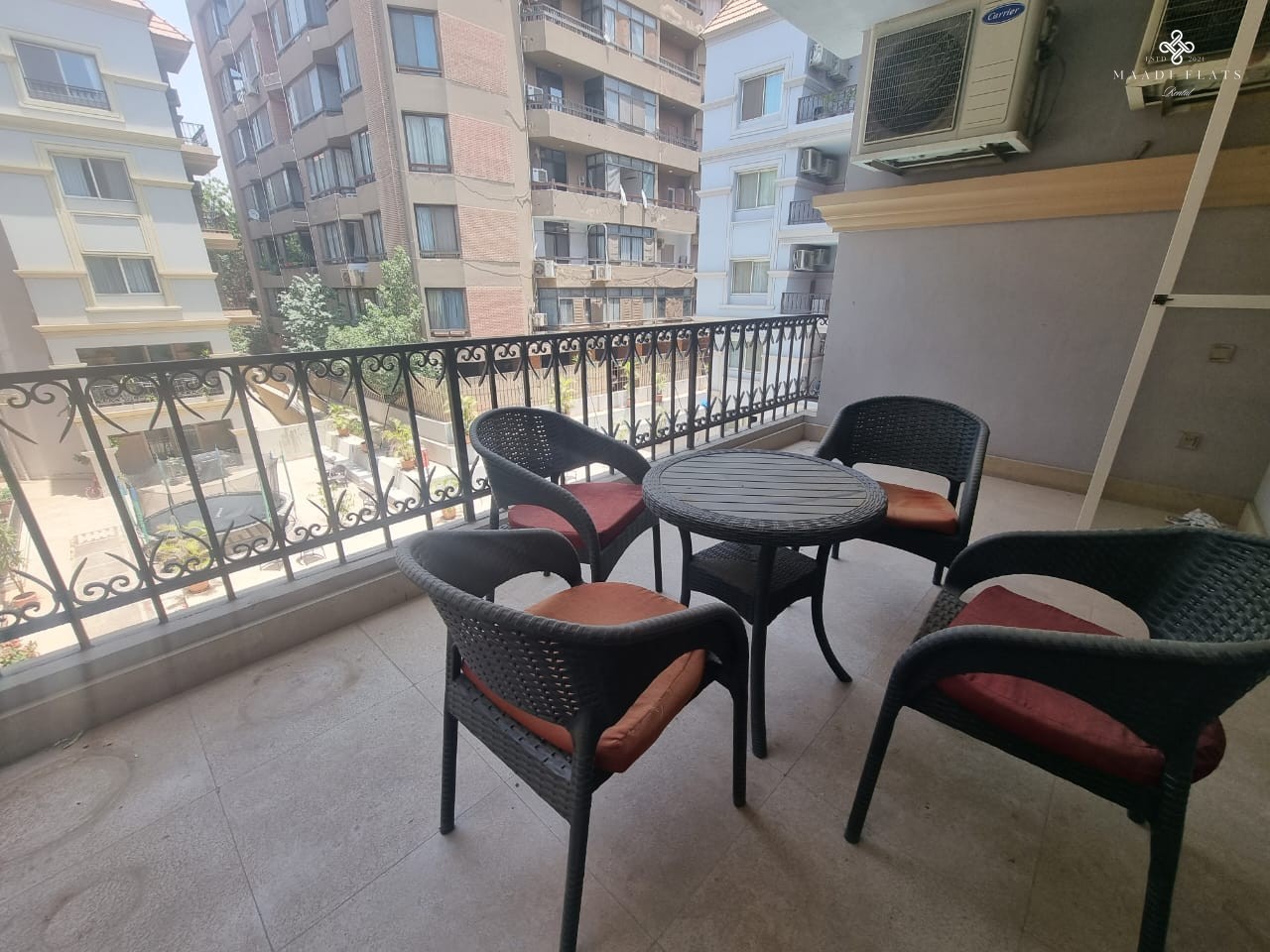 شقة مفروشة بالكامل بحمام سباحة مشترك للإيجار في سرايات المعادي القاهرة مصر-5093-gallery-20