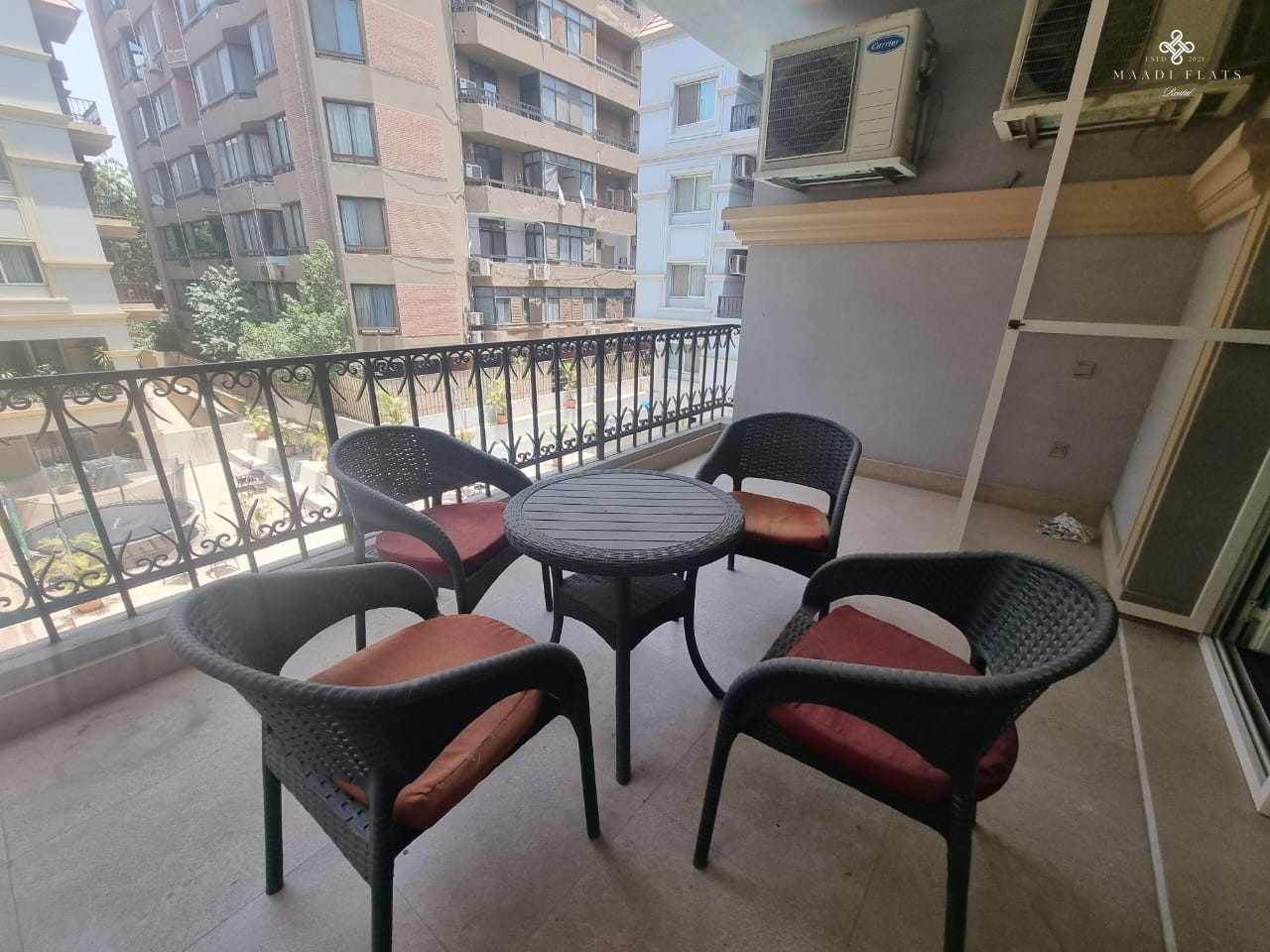 شقة مفروشة بالكامل بحمام سباحة مشترك للإيجار في سرايات المعادي القاهرة مصر-5093-gallery-21