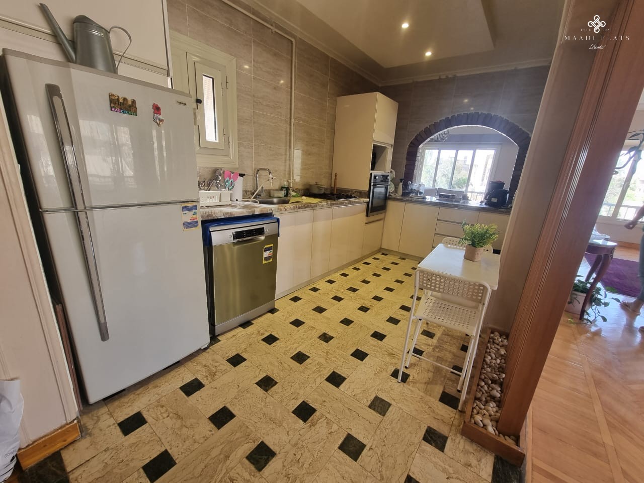 شقة مفروشة بالكامل مع تراس مشترك للإيجار في دجلة المعادى القاهرة مصر-5072-gallery-11