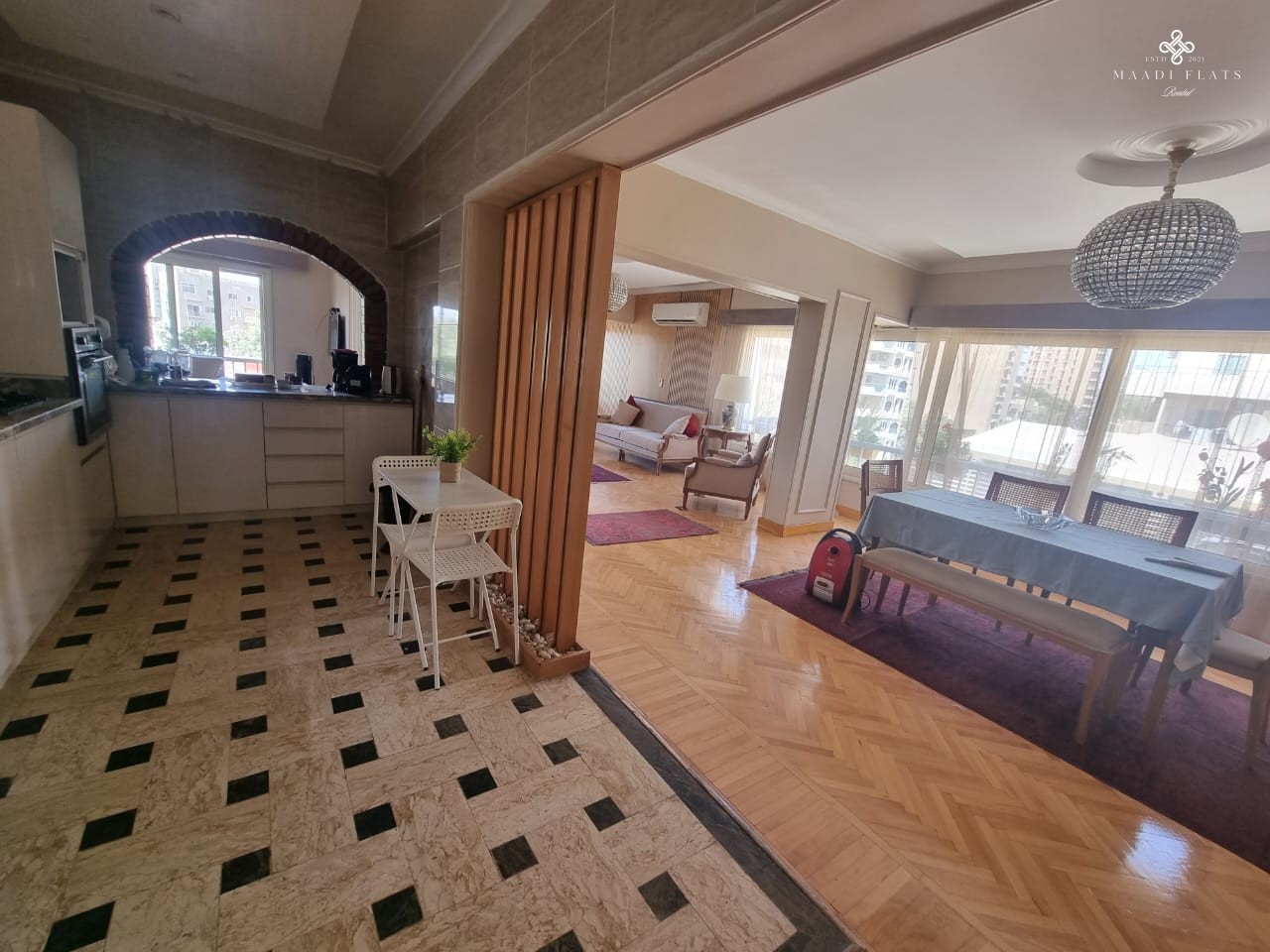 شقة مفروشة بالكامل مع تراس مشترك للإيجار في دجلة المعادى القاهرة مصر-5072-gallery-18