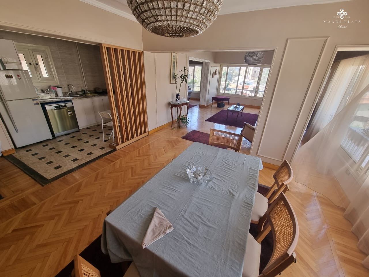 شقة مفروشة بالكامل مع تراس مشترك للإيجار في دجلة المعادى القاهرة مصر-5072-gallery-23