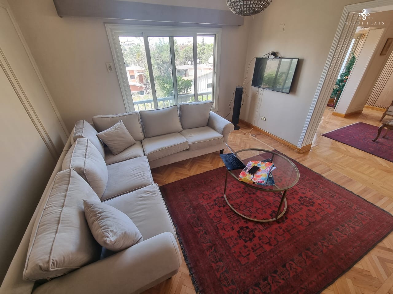 شقة مفروشة بالكامل مع تراس مشترك للإيجار في دجلة المعادى القاهرة مصر-5072-gallery-6