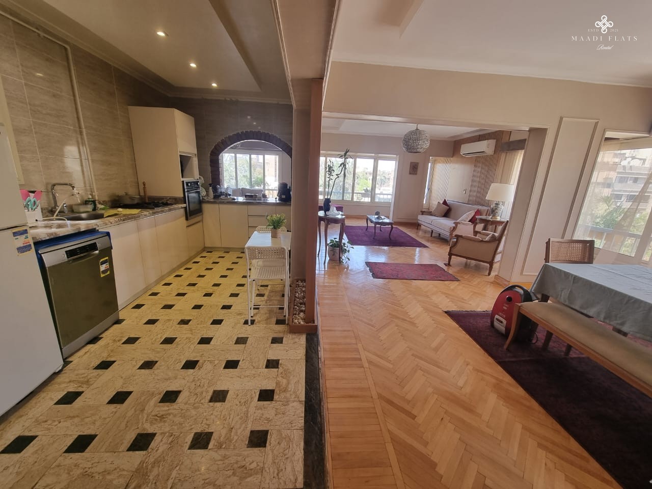 شقة مفروشة بالكامل مع تراس مشترك للإيجار في دجلة المعادى القاهرة مصر-5072-gallery-9