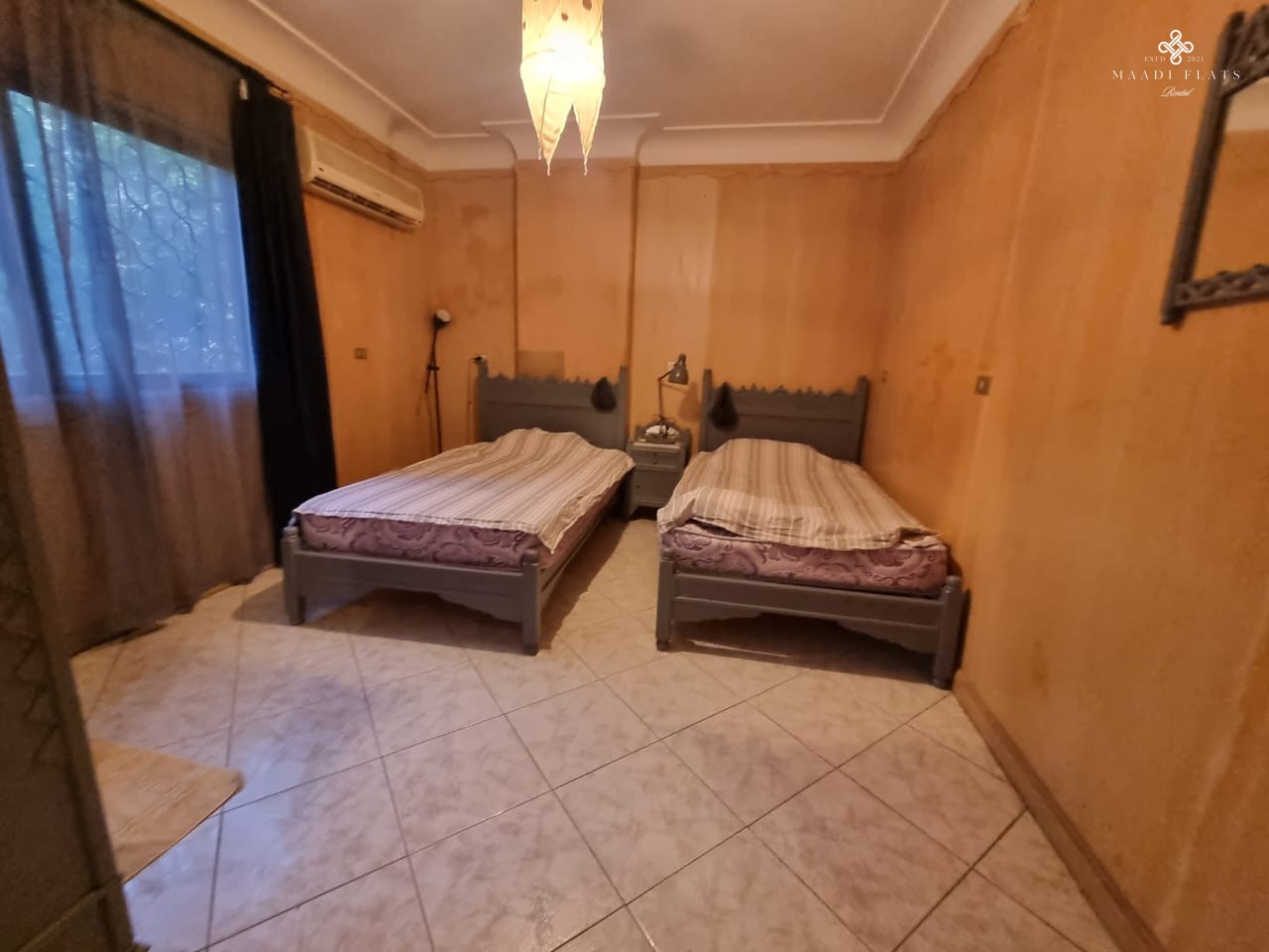دوبلكس ارضى مفروش بالكامل مع تراس خاص للإيجار فى سرايات المعادى القاهرة مصر-5074-gallery-37