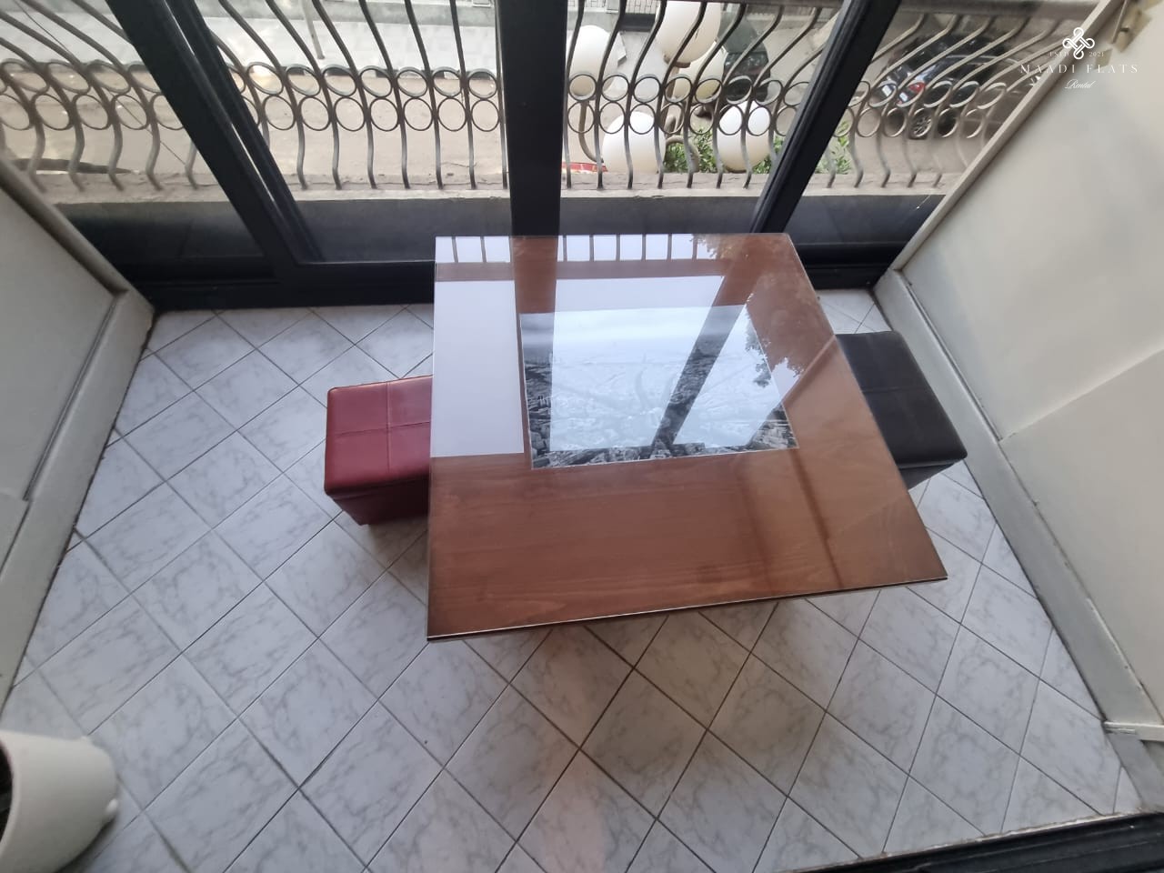 دوبلكس ارضى مفروش بالكامل مع تراس خاص للإيجار فى سرايات المعادى القاهرة مصر-5074-gallery-4