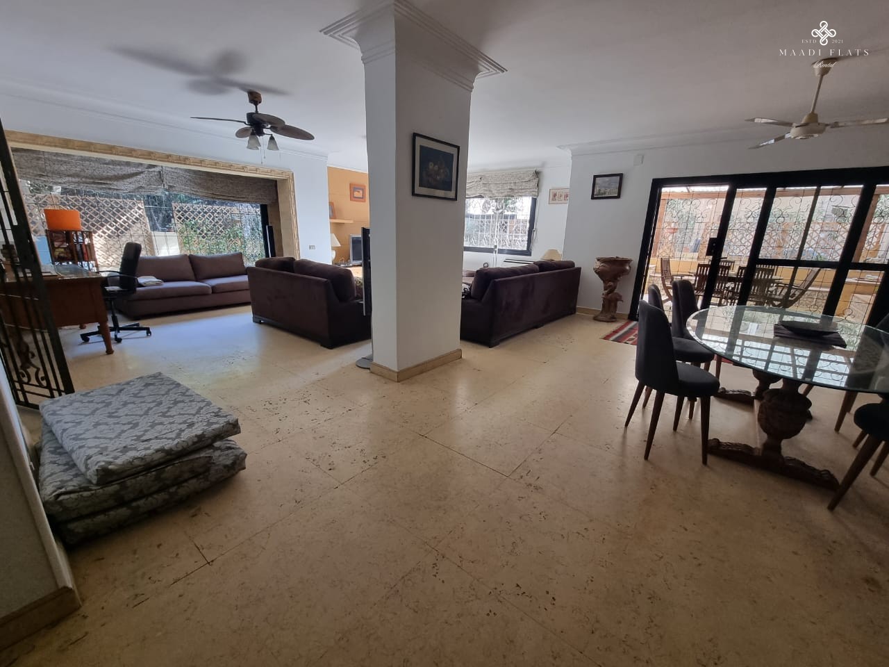 دوبلكس ارضى مفروش بالكامل مع تراس خاص للإيجار فى سرايات المعادى القاهرة مصر-5074-gallery-51