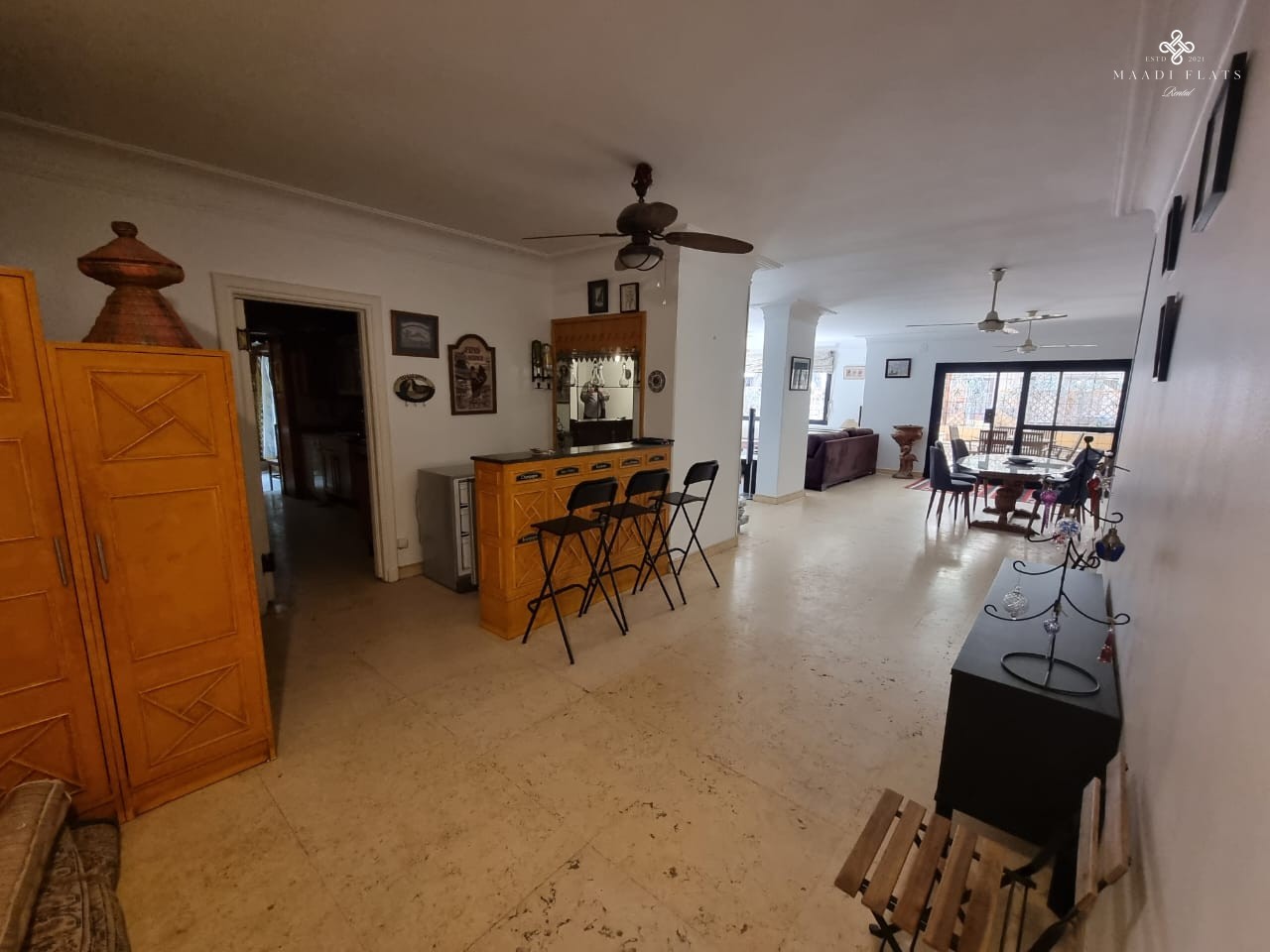 دوبلكس ارضى مفروش بالكامل مع تراس خاص للإيجار فى سرايات المعادى القاهرة مصر-5074-gallery-62