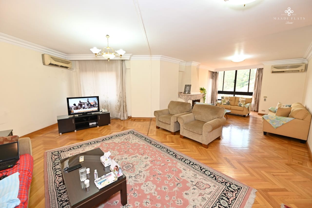 Furnished Apartment With Shared Swimming Pool For Rent In Sarayat El Maadi Cairo Egypt-5059-gallery-1