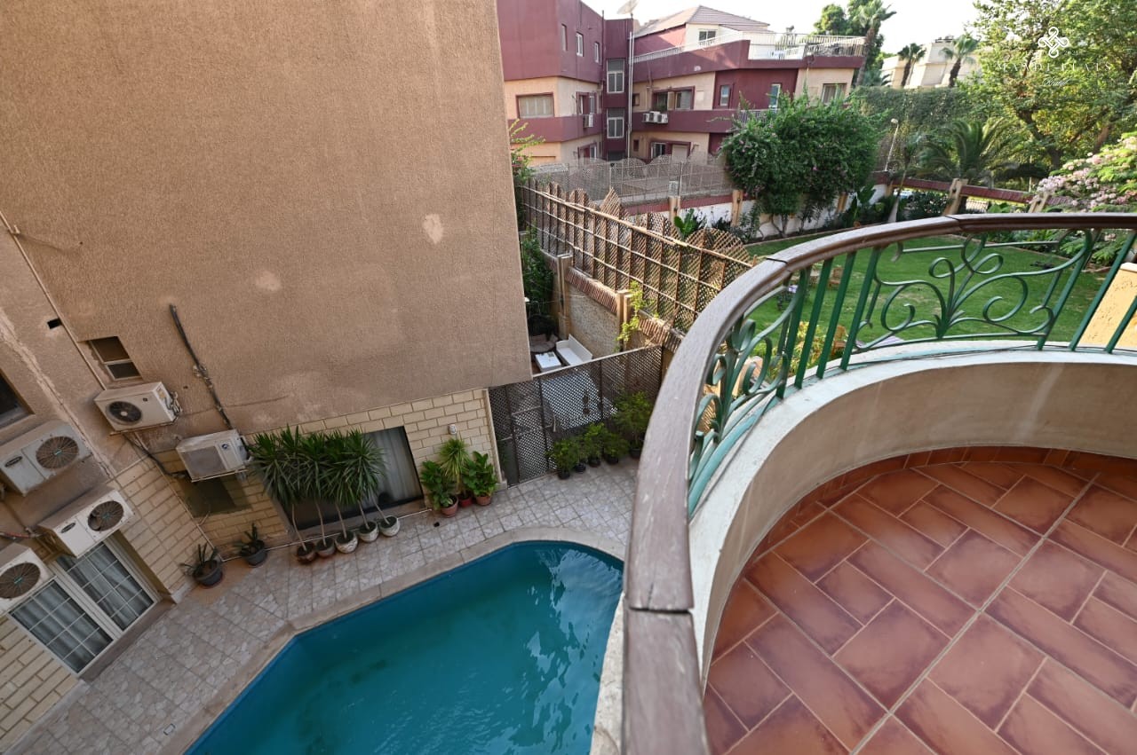 Furnished Apartment With Shared Swimming Pool For Rent In Sarayat El Maadi Cairo Egypt-5059-gallery-24