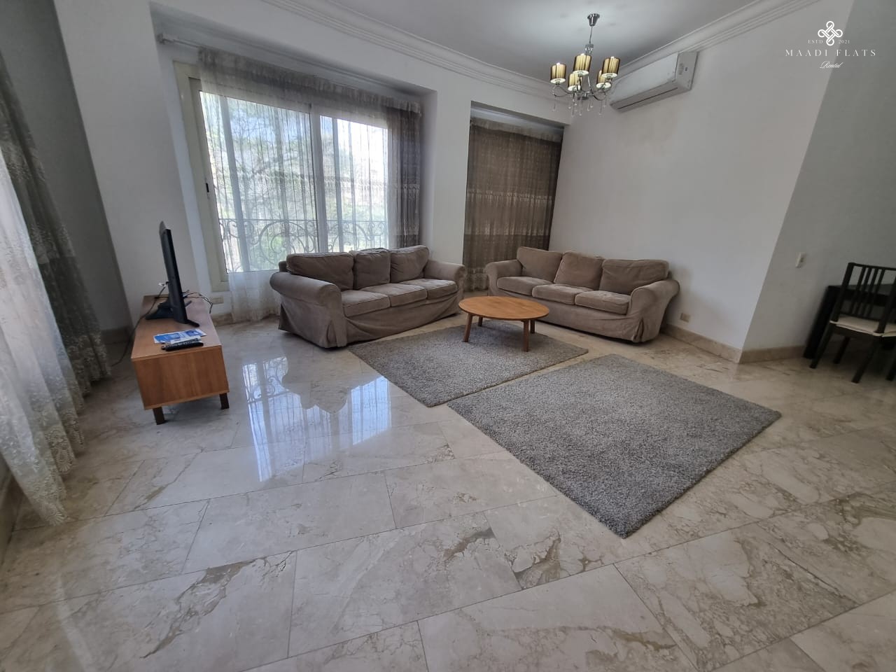 شقة مفروشة بحمام سباحة مشترك للإيجار في سرايات المعادي القاهرة مصر-5086-gallery-19