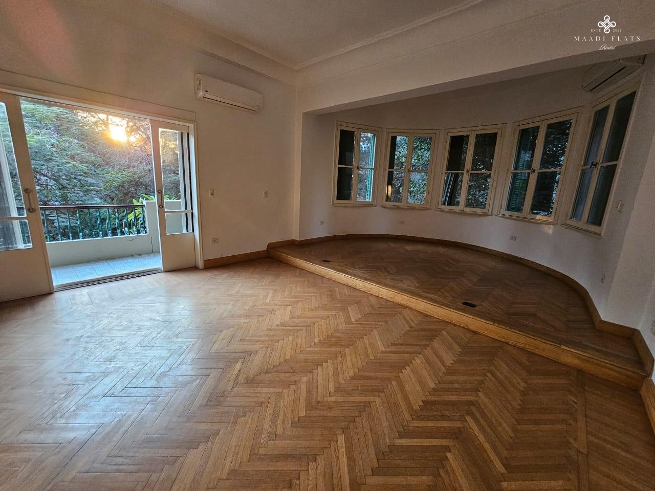 High-Ceiling Vintage 2-Bedroom Apartment With Green View In Maadi Sarayat-4946-gallery-14