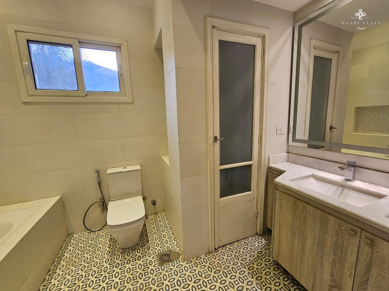 High-Ceiling Vintage 2-Bedroom Apartment With Green View In Maadi Sarayat-4946-gallery-9