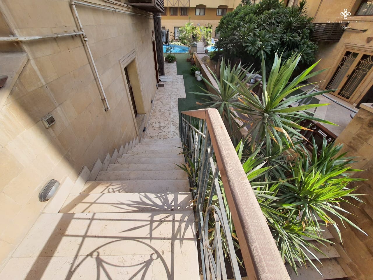 Luxurious Fully Furnished Ground Floor Duplex With Shared Swimming Pool For Rent In Sarayat El Maadi-5023-gallery-14