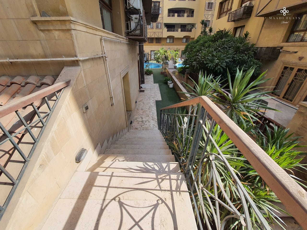 Luxurious Fully Furnished Ground Floor Duplex With Shared Swimming Pool For Rent In Sarayat El Maadi-5023-gallery-15