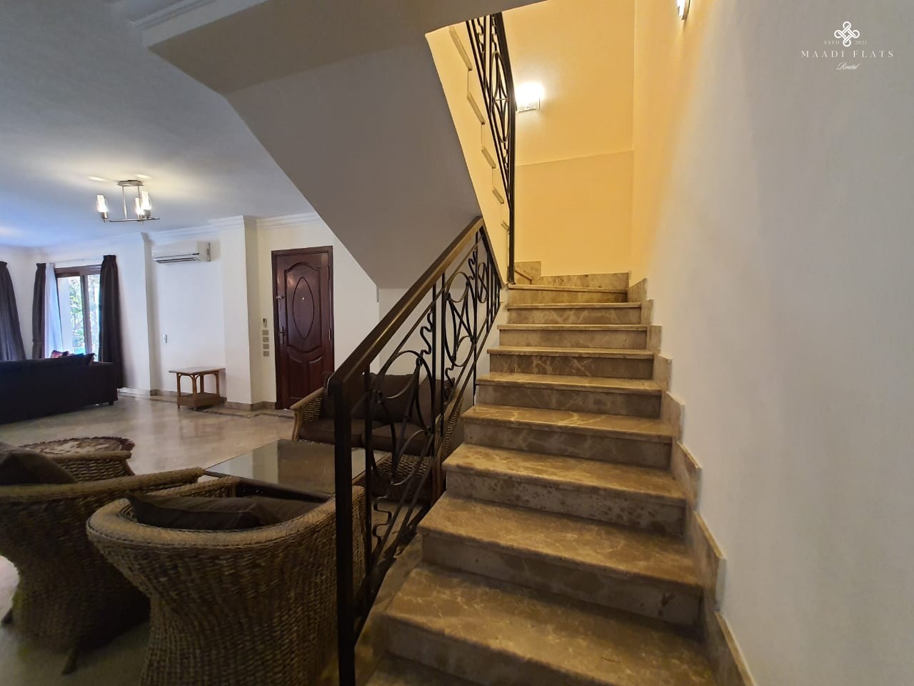 Luxurious Fully Furnished Ground Floor Duplex With Shared Swimming Pool For Rent In Sarayat El Maadi-5023-gallery-23