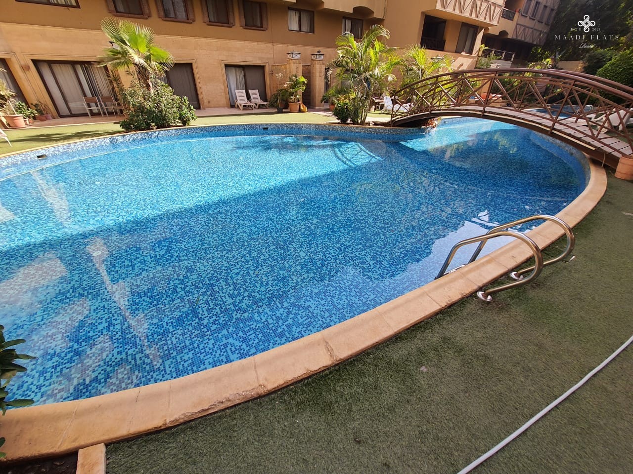 Luxurious Fully Furnished Ground Floor Duplex With Shared Swimming Pool For Rent In Sarayat El Maadi-5023-gallery-26
