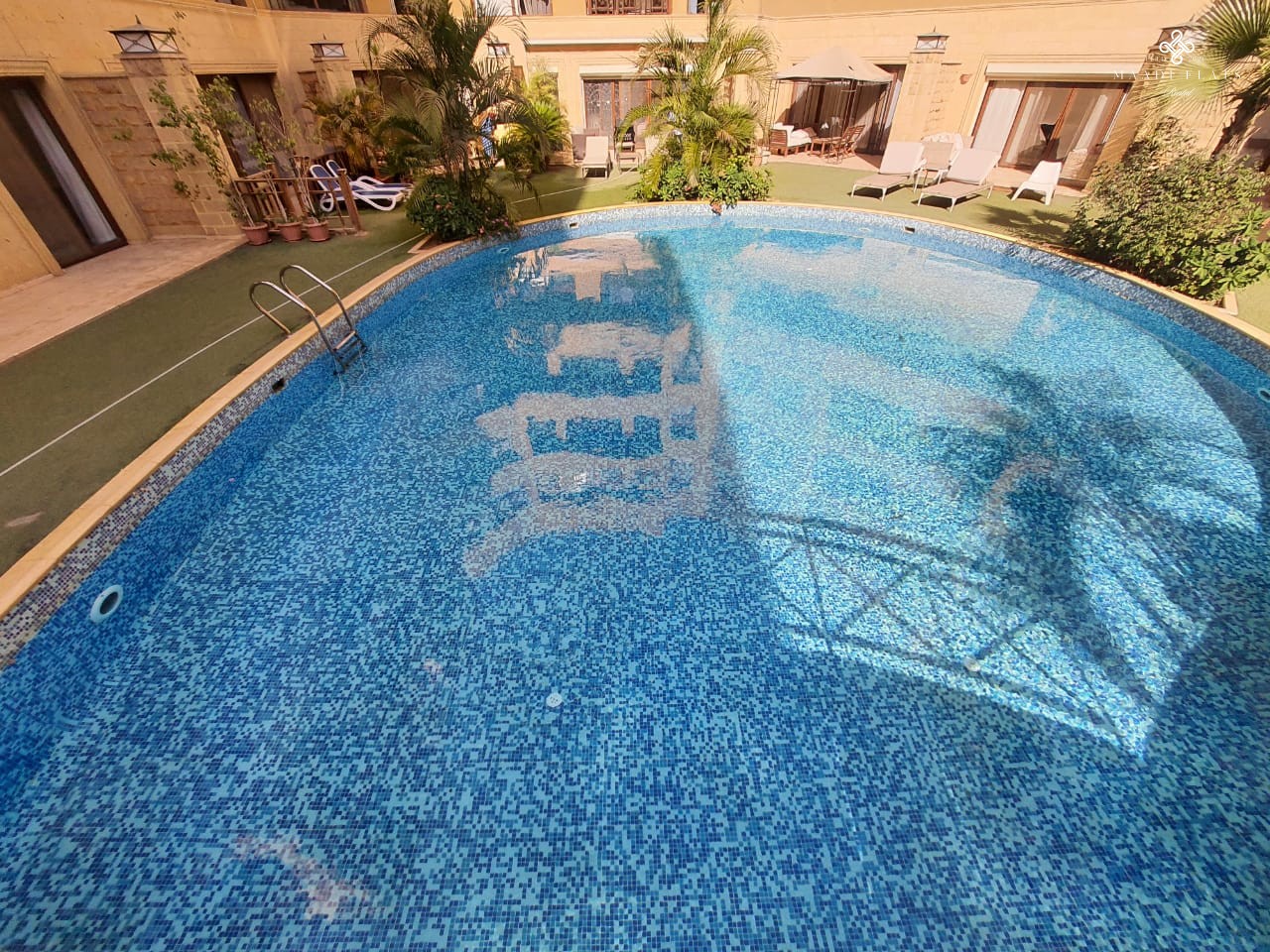 Luxurious Fully Furnished Ground Floor Duplex With Shared Swimming Pool For Rent In Sarayat El Maadi-5023-gallery-27