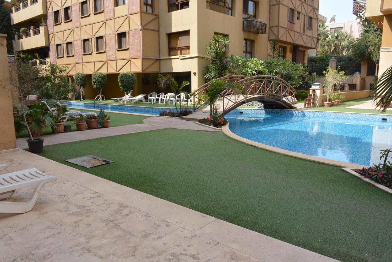 Luxurious Fully Furnished Ground Floor Duplex With Shared Swimming Pool For Rent In Sarayat El Maadi-5023-gallery-28