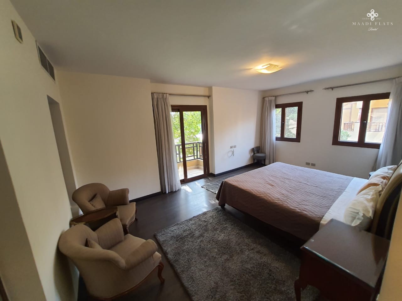 Luxurious Fully Furnished Ground Floor Duplex With Shared Swimming Pool For Rent In Sarayat El Maadi-5023-gallery-3