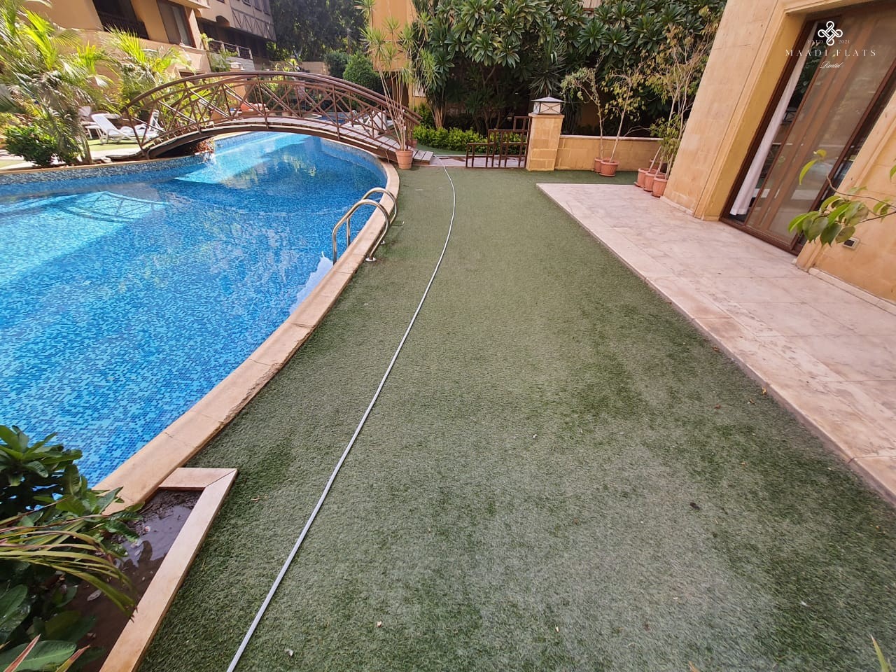 Luxurious Fully Furnished Ground Floor Duplex With Shared Swimming Pool For Rent In Sarayat El Maadi-5023-gallery-4