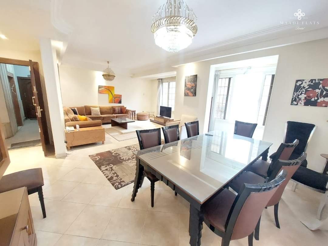 شقة فاخرة مفروشة للإيجار في دجلة المعادي – ثلاث غرف نوم قريبة من المدرسة الأمريكية بمساحة 180 متر-5103-gallery-13