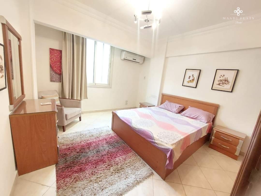 شقة فاخرة مفروشة للإيجار في دجلة المعادي – ثلاث غرف نوم قريبة من المدرسة الأمريكية بمساحة 180 متر-5103-gallery-5