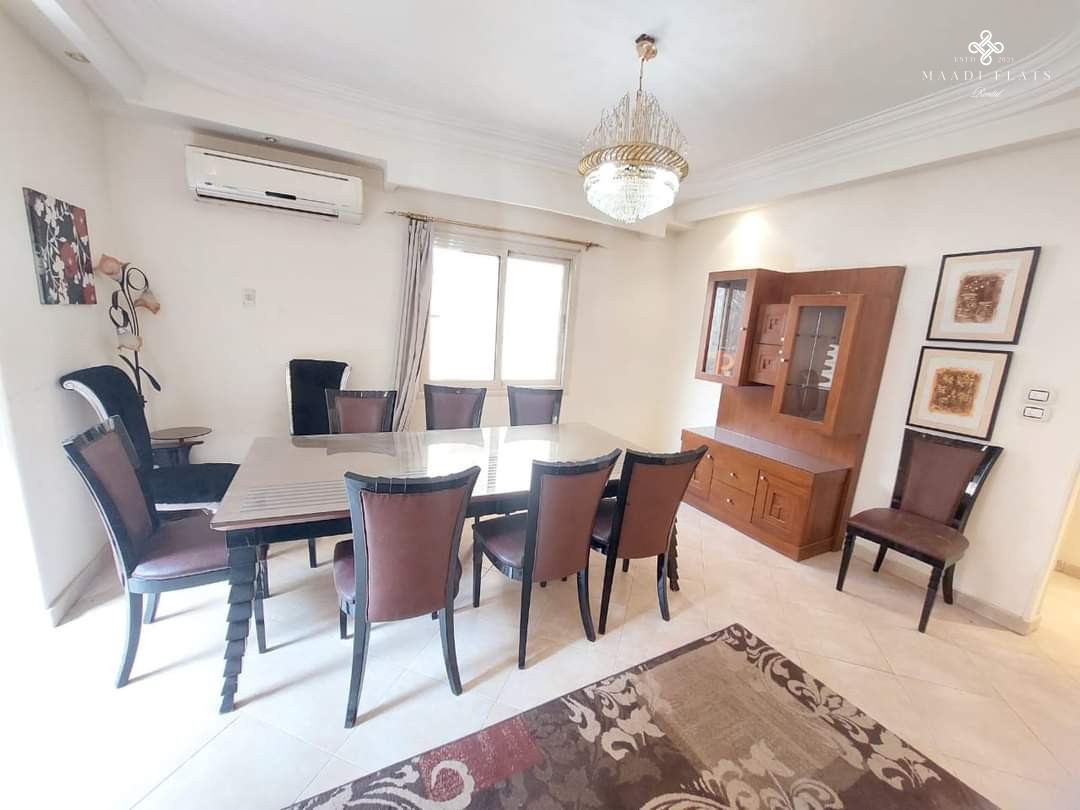 شقة فاخرة مفروشة للإيجار في دجلة المعادي – ثلاث غرف نوم قريبة من المدرسة الأمريكية بمساحة 180 متر-5103-gallery-9