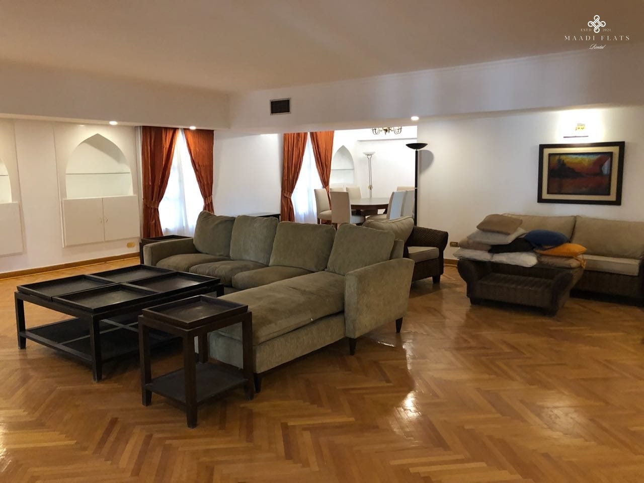 Luxury 4-Bedroom Fully Furnished Apartment – Sarayat Maadi | 230 Sqm-5014-gallery-9