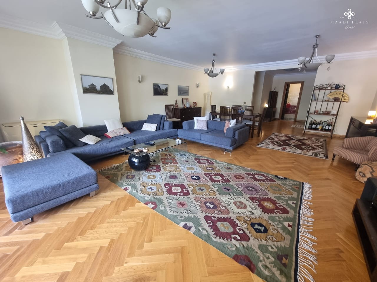 شقة فاخرة مفروشة للإيجار في كومباوند – سرايات المعادي – ٤ غرف – ٢٦٥ متر – ٣٠٠٠ دولار شهريًا-5094-gallery-10
