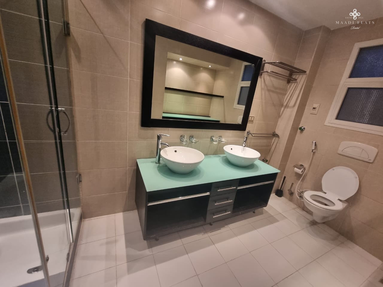 شقة مفروشة بالكامل للإيجار في دجلة المعادي – ثلاث غرف نوم، حمامان، الدور الأول بالقرب من المدرسة الأمريكية-5082-gallery-14