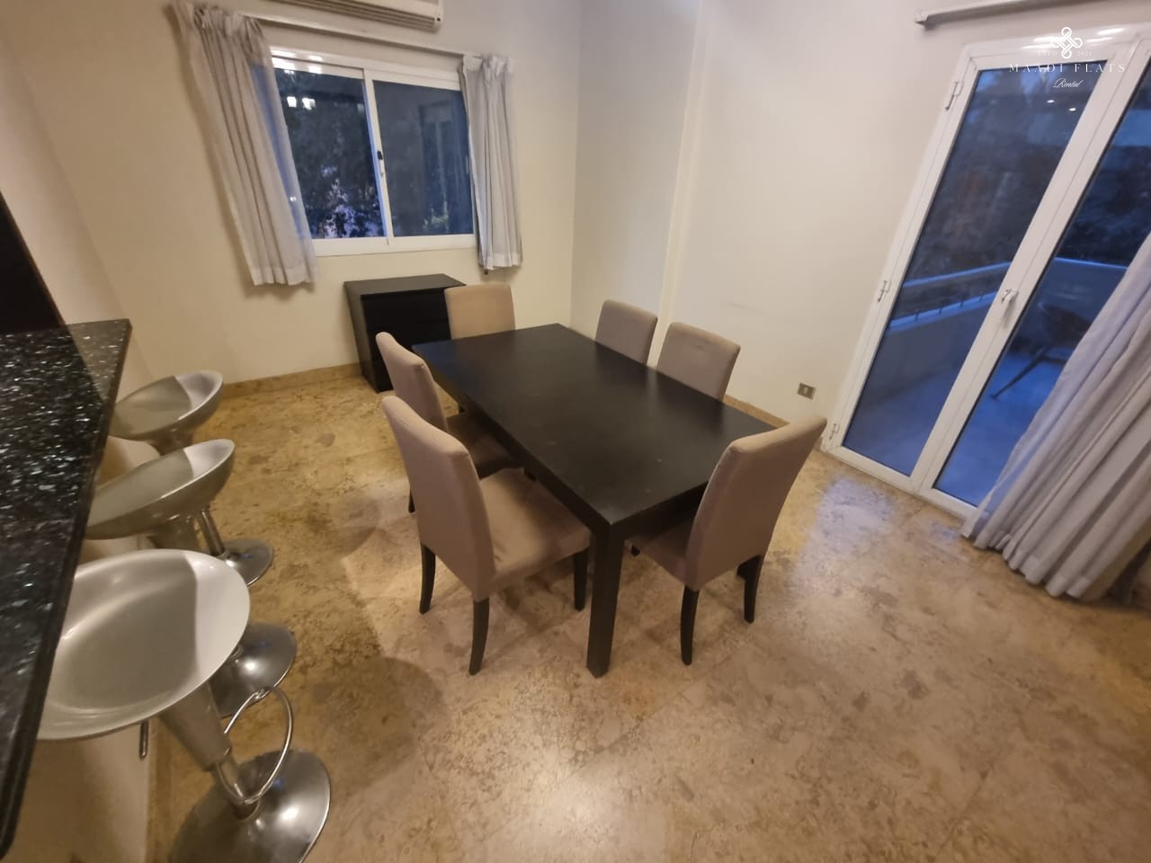 شقة مفروشة بالكامل للإيجار في دجلة المعادي – ثلاث غرف نوم، حمامان، الدور الأول بالقرب من المدرسة الأمريكية-5082-gallery-4