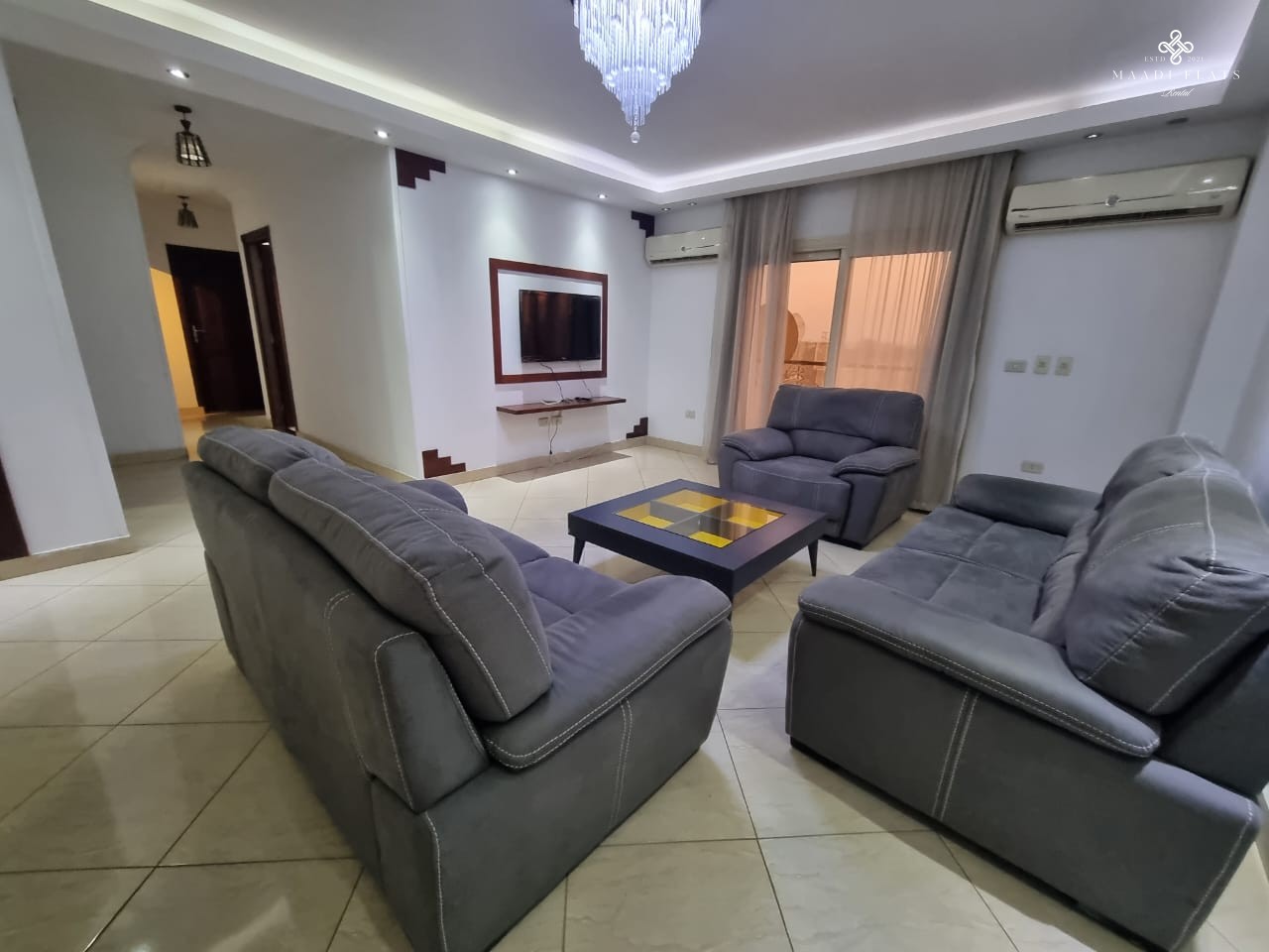 Modern Fully Furnished Apartment For Rent In Maadi Sarayat Cairo Egypt-5099-gallery-0