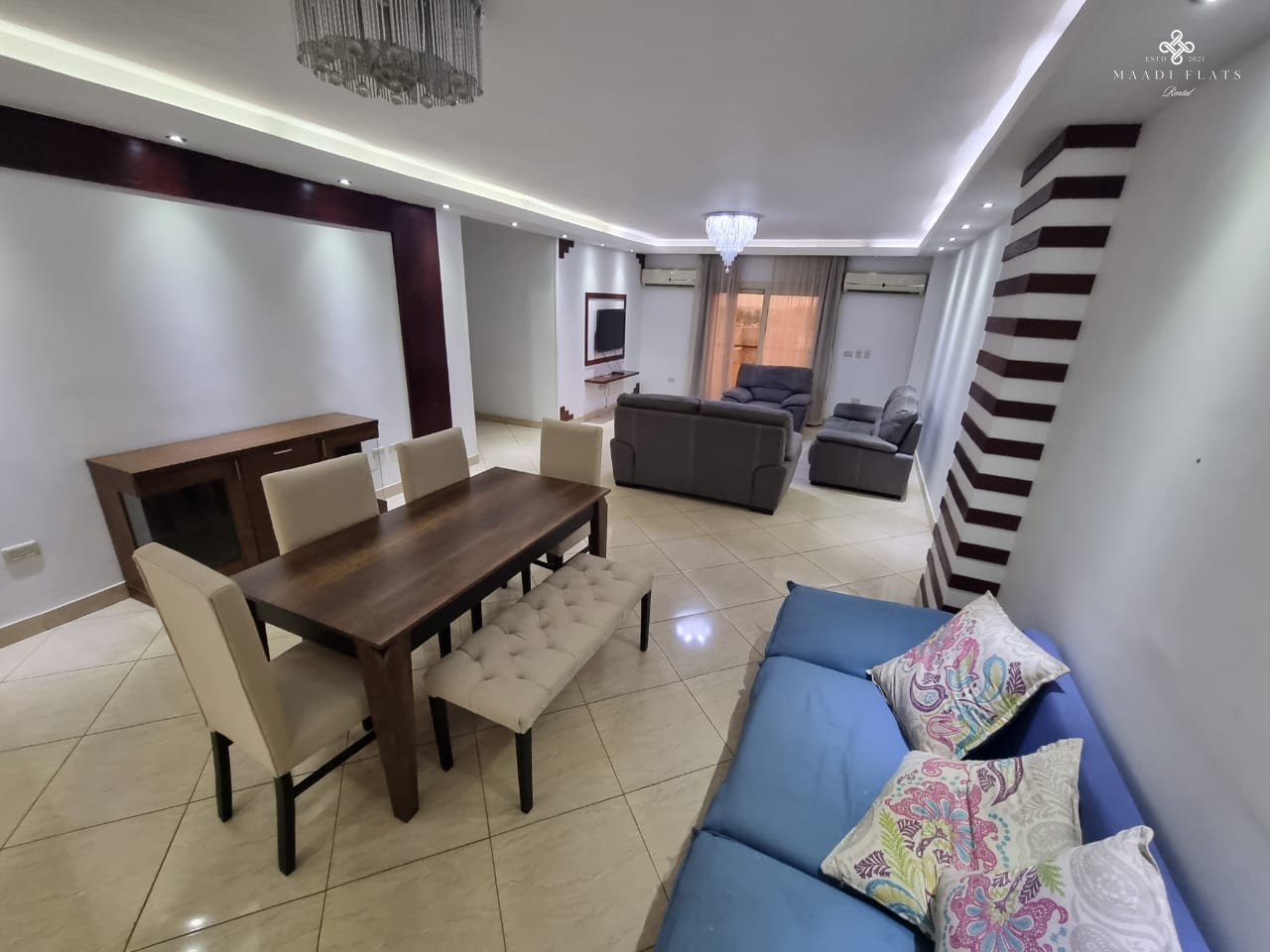 Modern Fully Furnished Apartment For Rent In Maadi Sarayat Cairo Egypt-5099-gallery-6