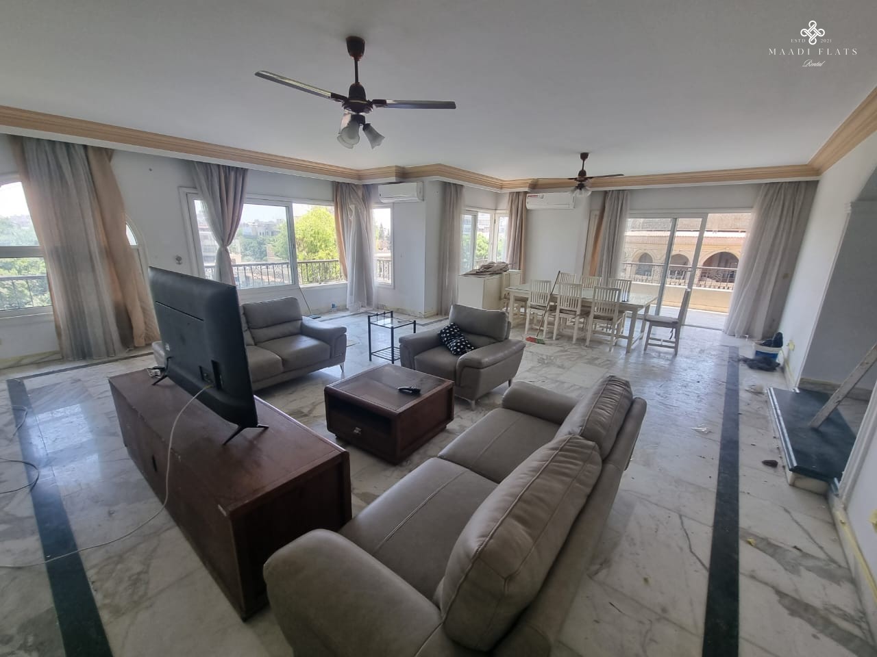 Modern Furnished Apartment For Rent In Maadi Degla Cairo Egypt-5064-gallery-6