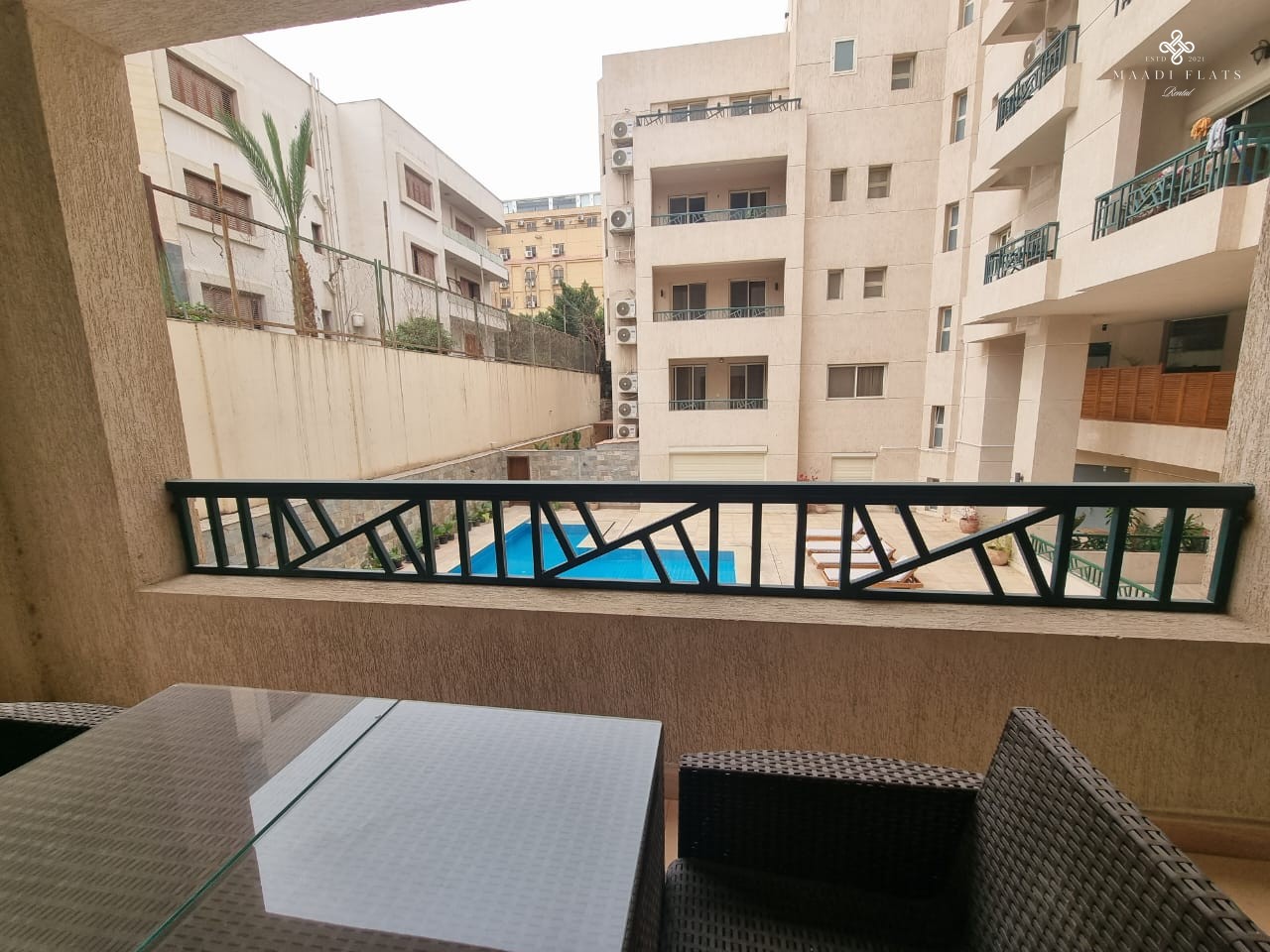 Modern Furnished Apartment With Shared Swimming Pool For Rent In Sarayat El Maadi-5078-gallery-2
