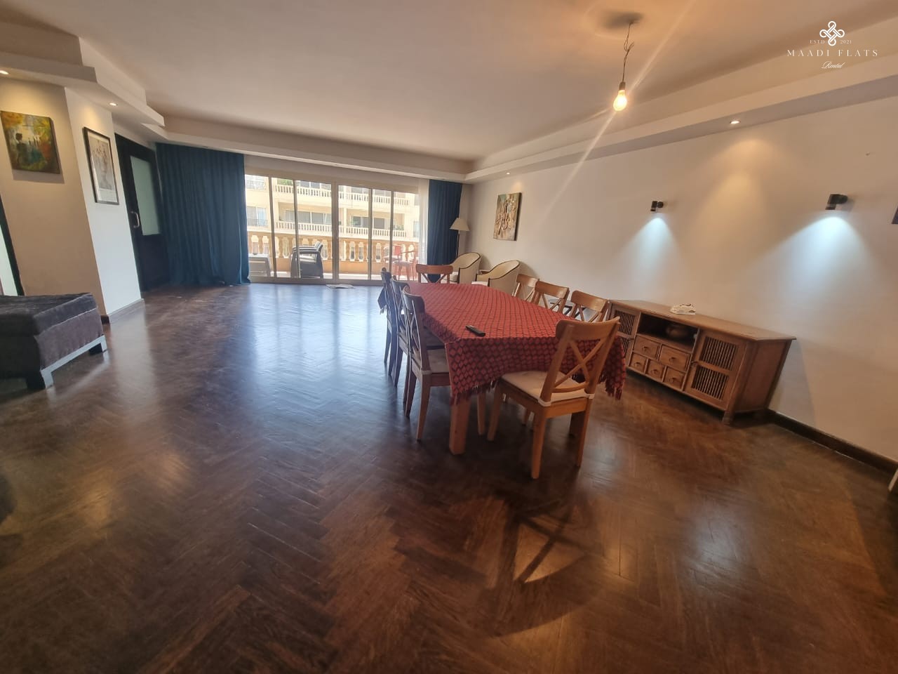 شقة حديثة مفروشة بحمام سباحة مشترك للإيجار في سرايات المعادي القاهرة مصر-5079-gallery-14