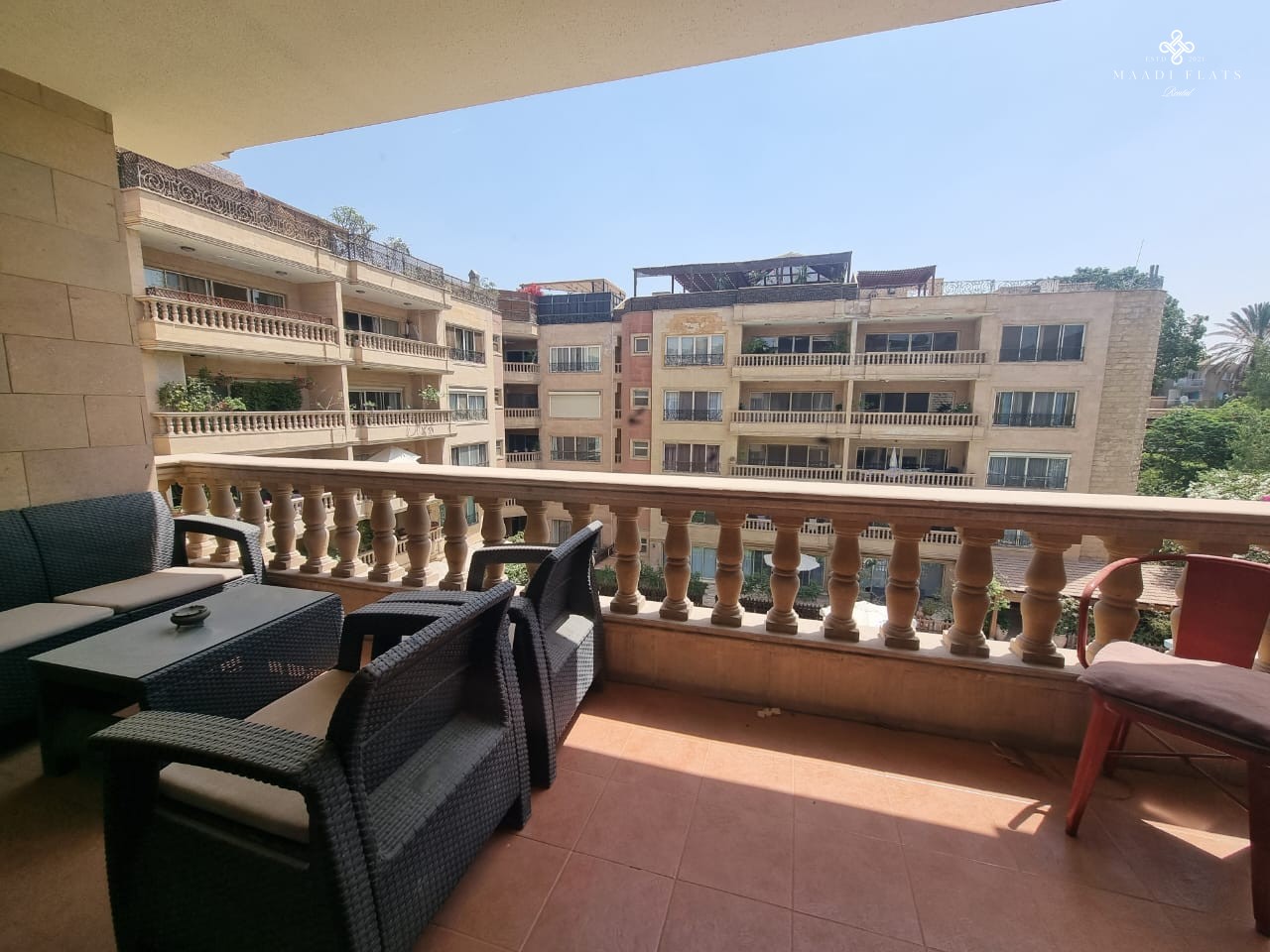 شقة حديثة مفروشة بحمام سباحة مشترك للإيجار في سرايات المعادي القاهرة مصر-5079-gallery-27